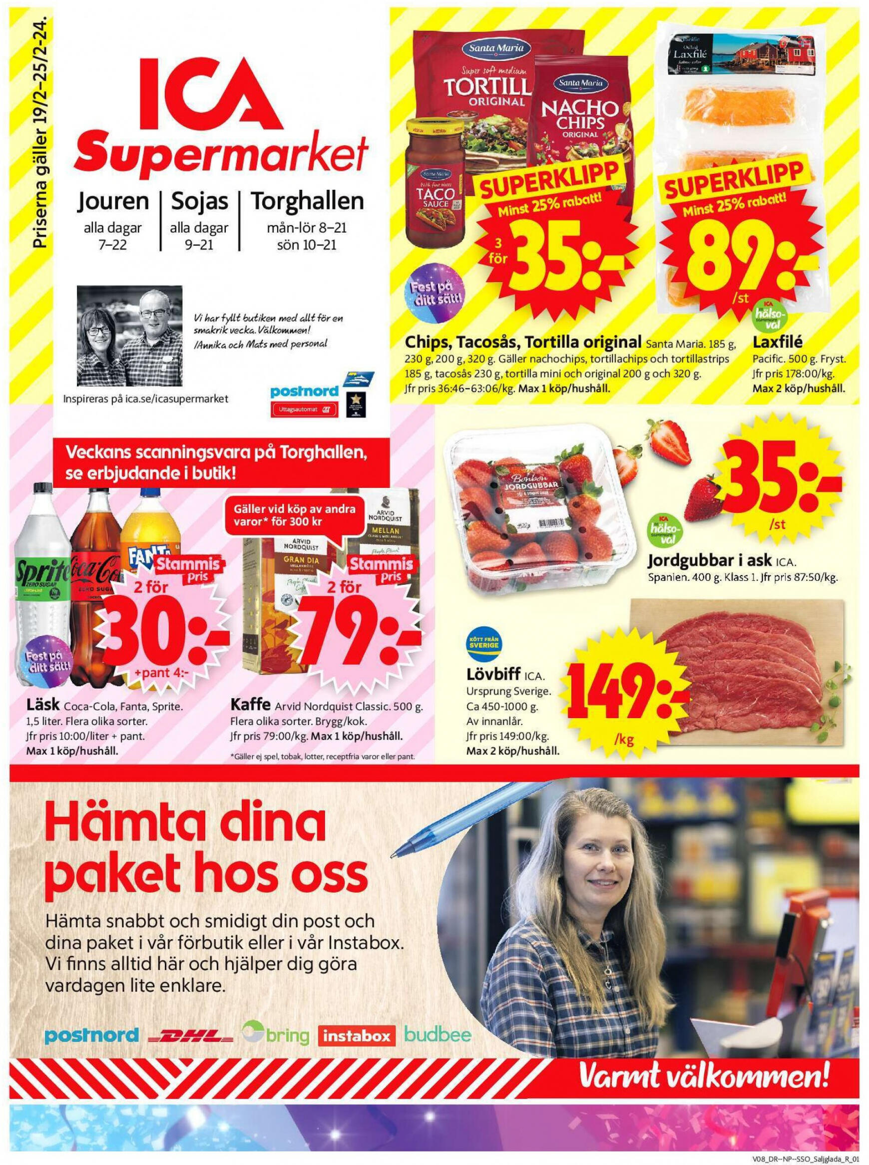 ica-supermarket - ICA Supermarket giltigt från och med 19.02.2024 - page: 1