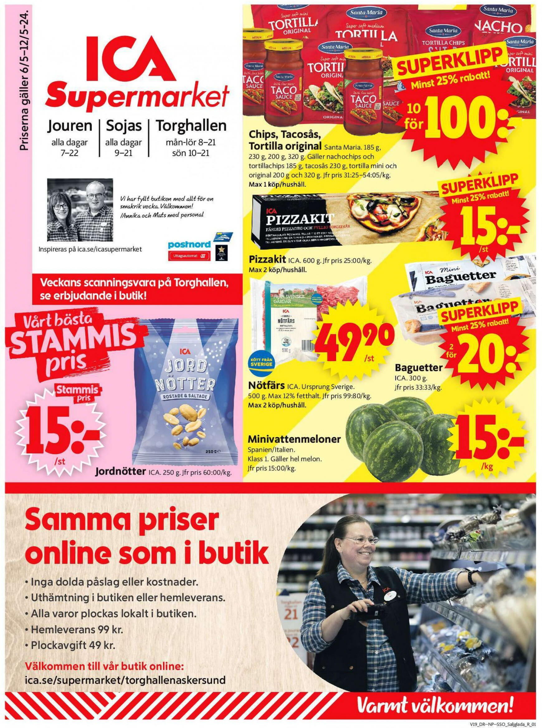 ica-supermarket - Flyer ICA Supermarket current 06.05. - 12.05. - page: 1