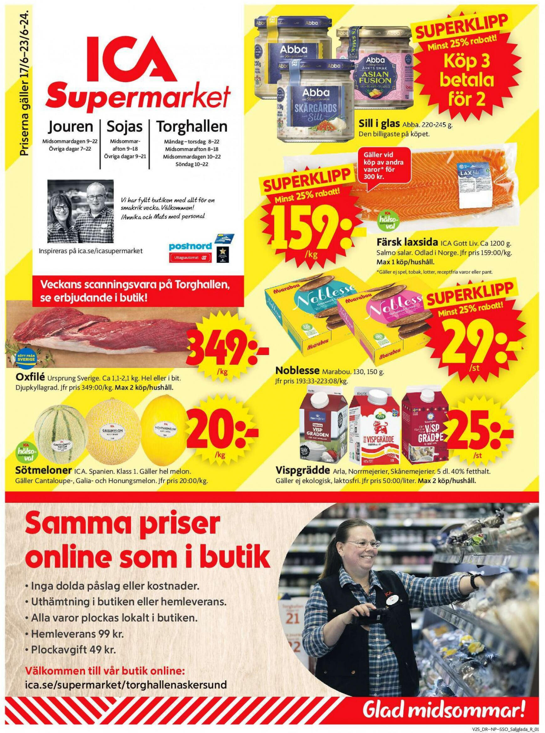 ica-supermarket - Flyer ICA Supermarket current 17.06. - 23.06.
