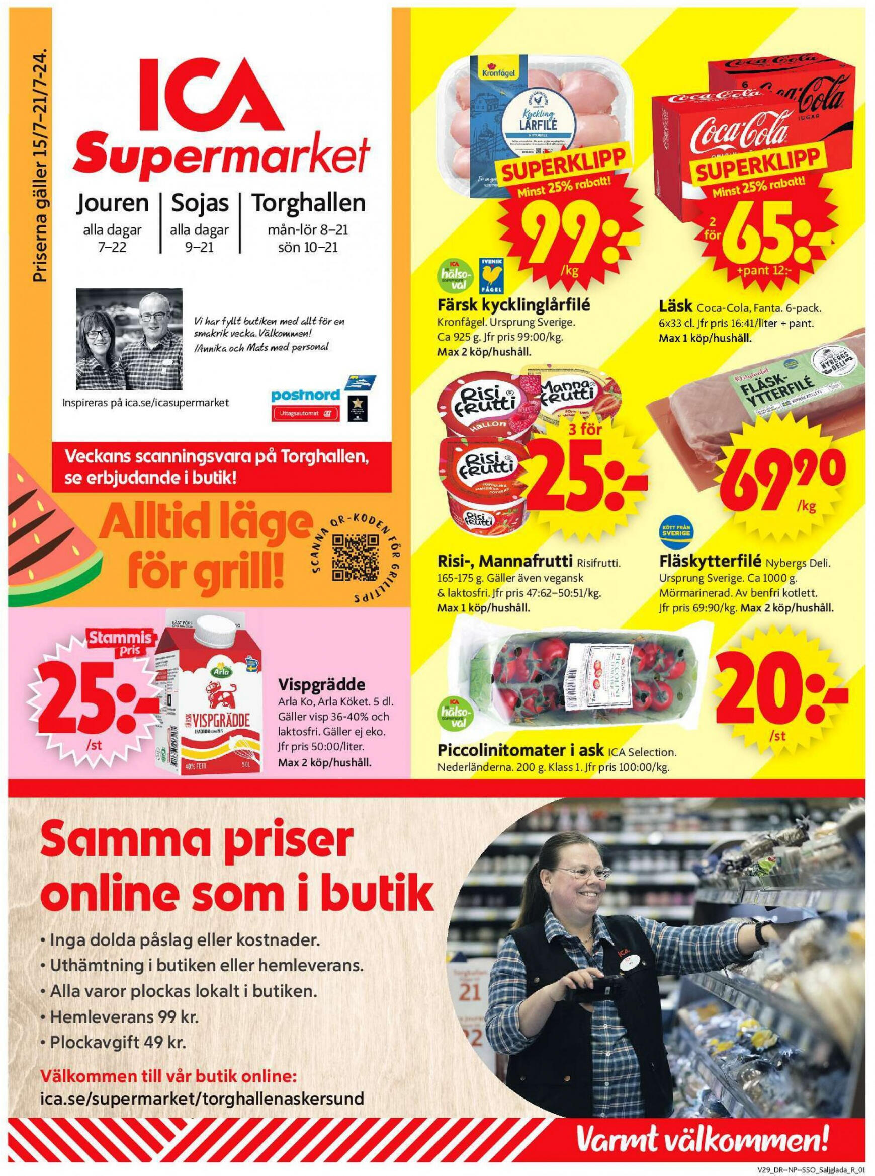 ica-supermarket - Flyer ICA Supermarket current 15.07. - 21.07.
