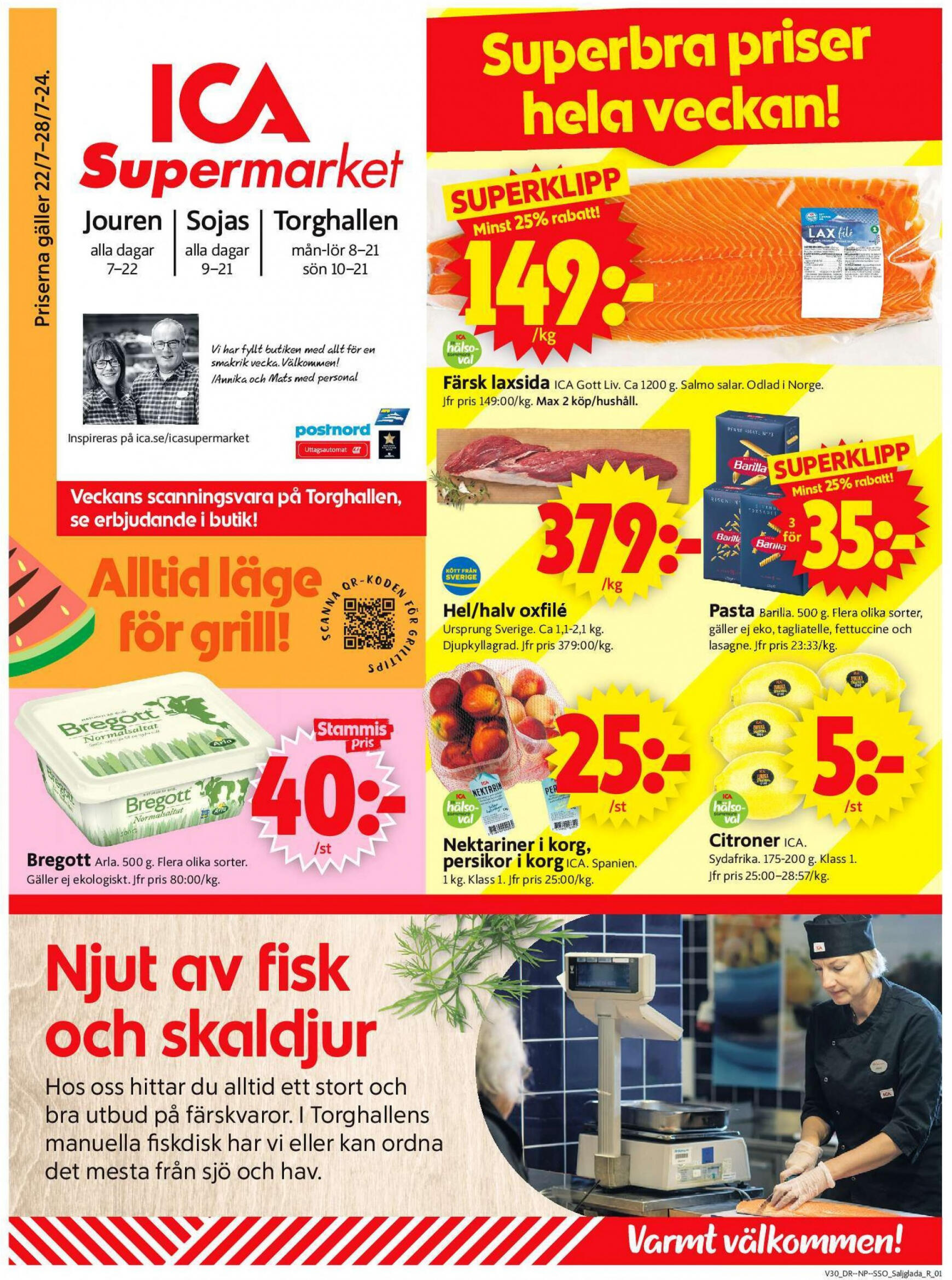 ica-supermarket - Flyer ICA Supermarket current 22.07. - 28.07.
