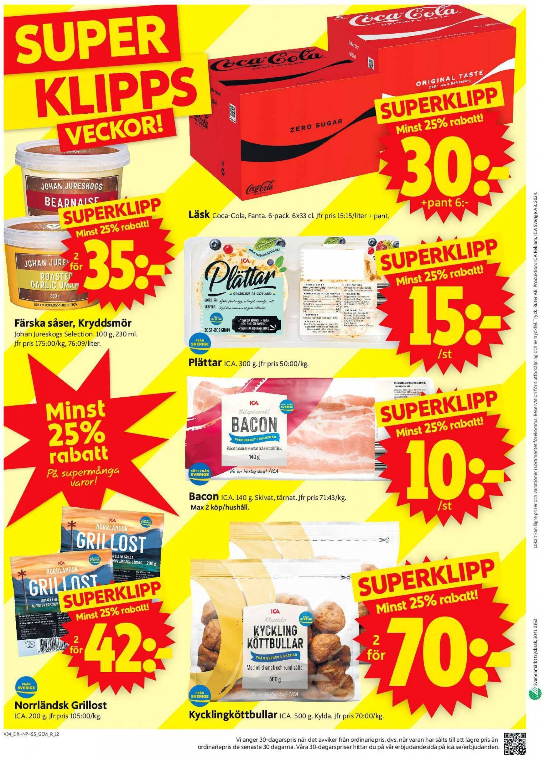 ica-supermarket - ICA Supermarket-reklambladet giltigt från 19.08. - 25.08. - page: 14