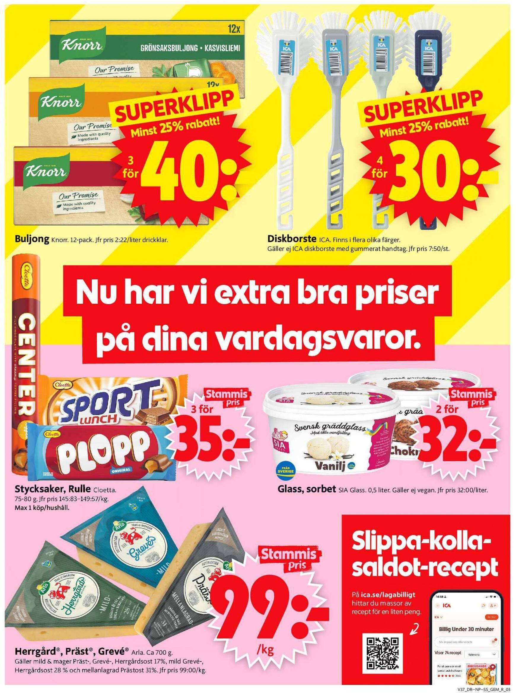 ica-supermarket - ICA Supermarket-reklambladet giltigt från 09.09. - 15.09. - page: 3