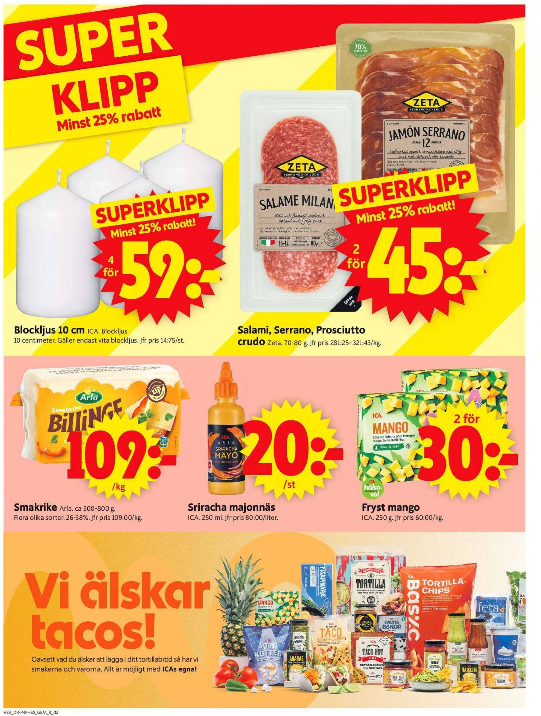 ica-supermarket - ICA Supermarket-reklambladet giltigt från 16.09. - 22.09. - page: 2