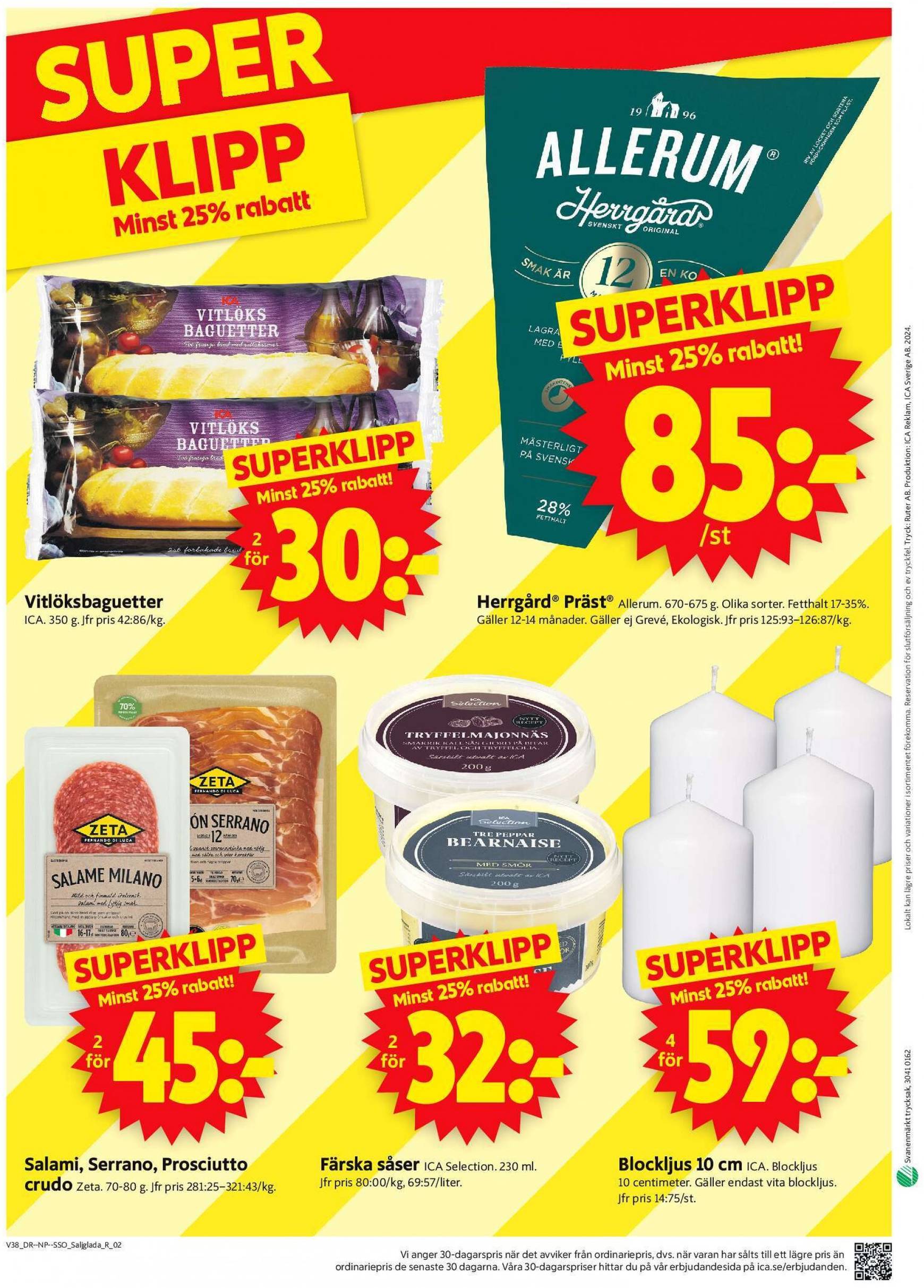 ica-supermarket - ICA Supermarket-reklambladet giltigt från 16.09. - 22.09. - page: 10