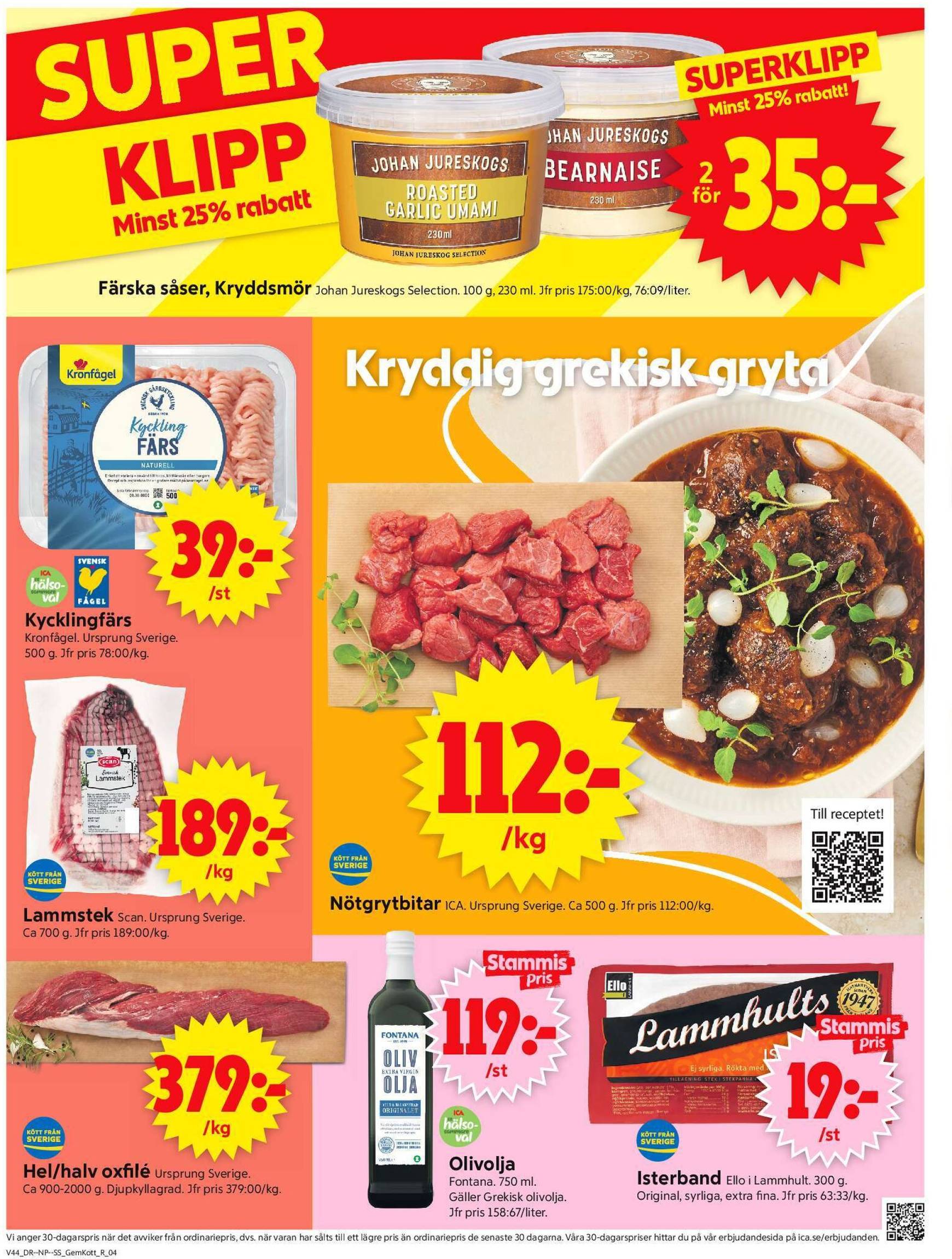 ica-supermarket - ICA Supermarket-reklambladet är giltigt från 28.10. - 03.11. - page: 4