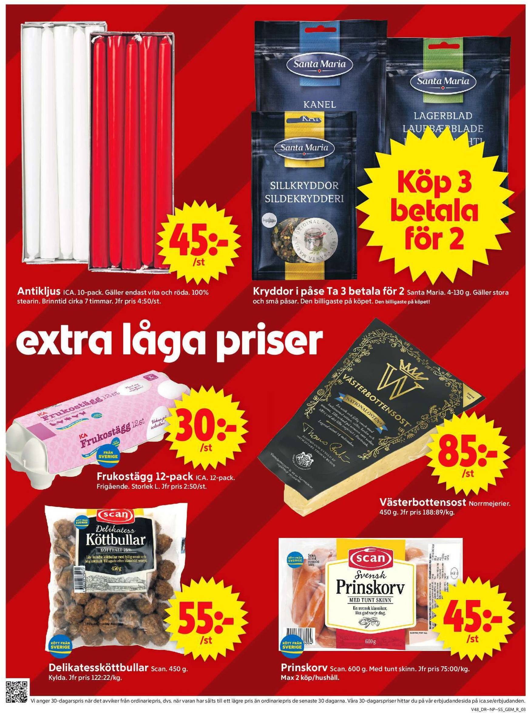 ica-supermarket - ICA Supermarket-reklambladet är giltigt från 25/11 - 01/12 - page: 3