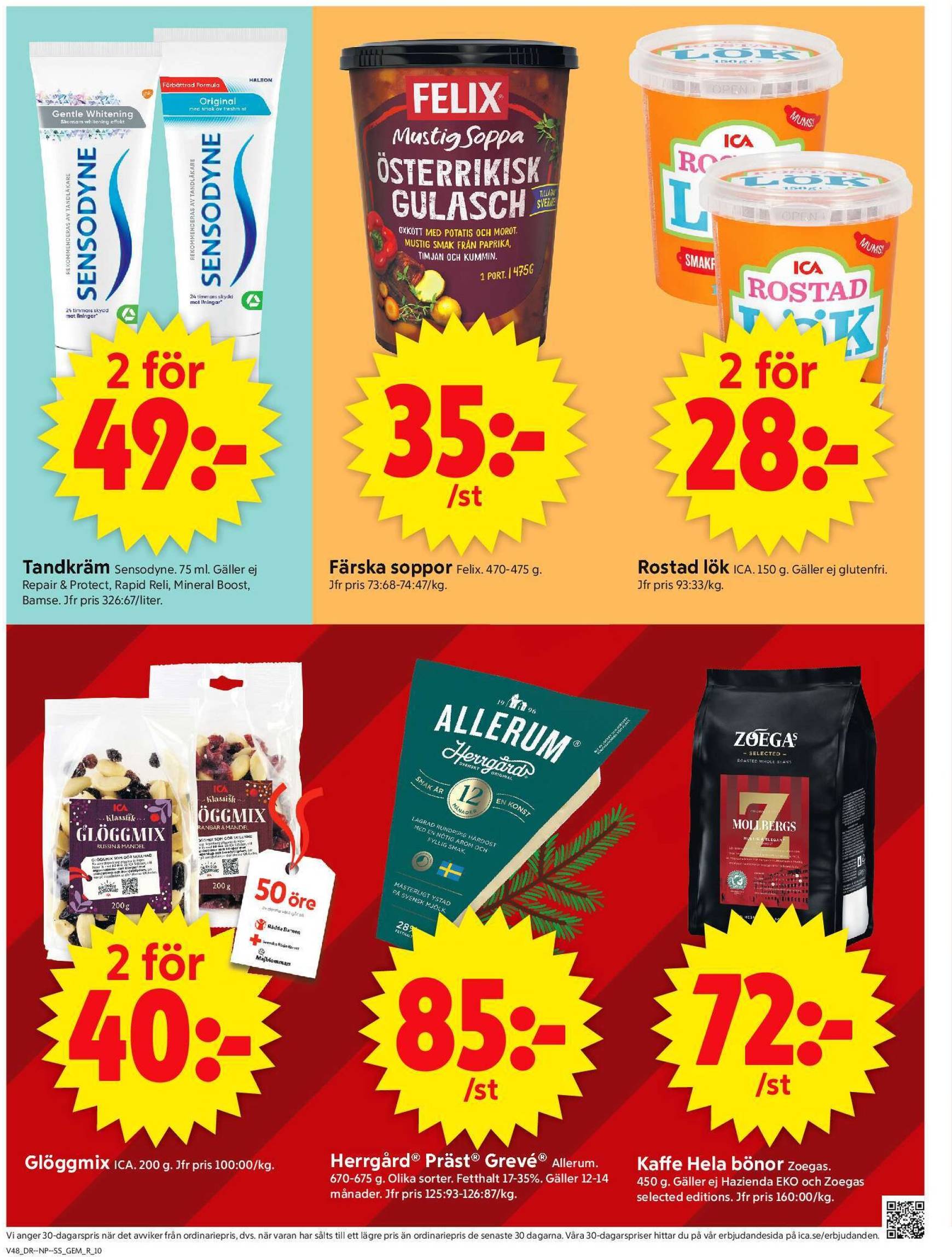 ica-supermarket - ICA Supermarket-reklambladet är giltigt från 25/11 - 01/12 - page: 12