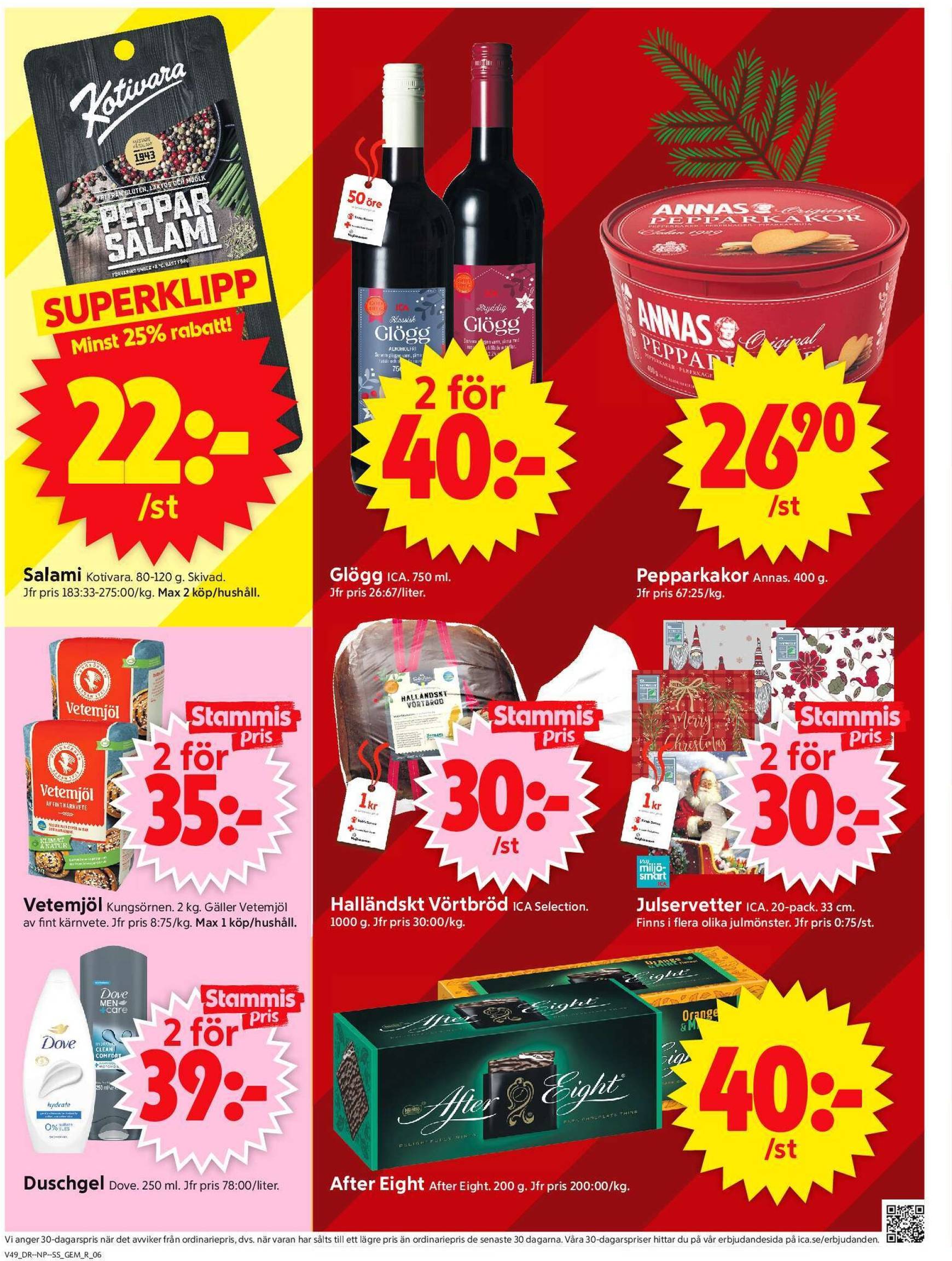 ica-supermarket - ICA Supermarket-reklambladet är giltigt från 02/12 - 08/12 - page: 8