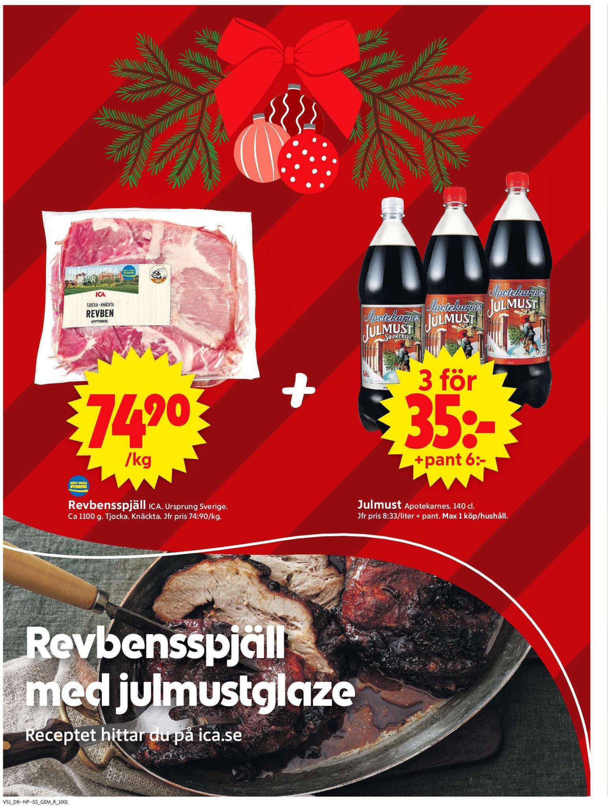 ica-supermarket - ICA Supermarket-reklambladet giltigt från 16/12 - 26/12 - page: 6