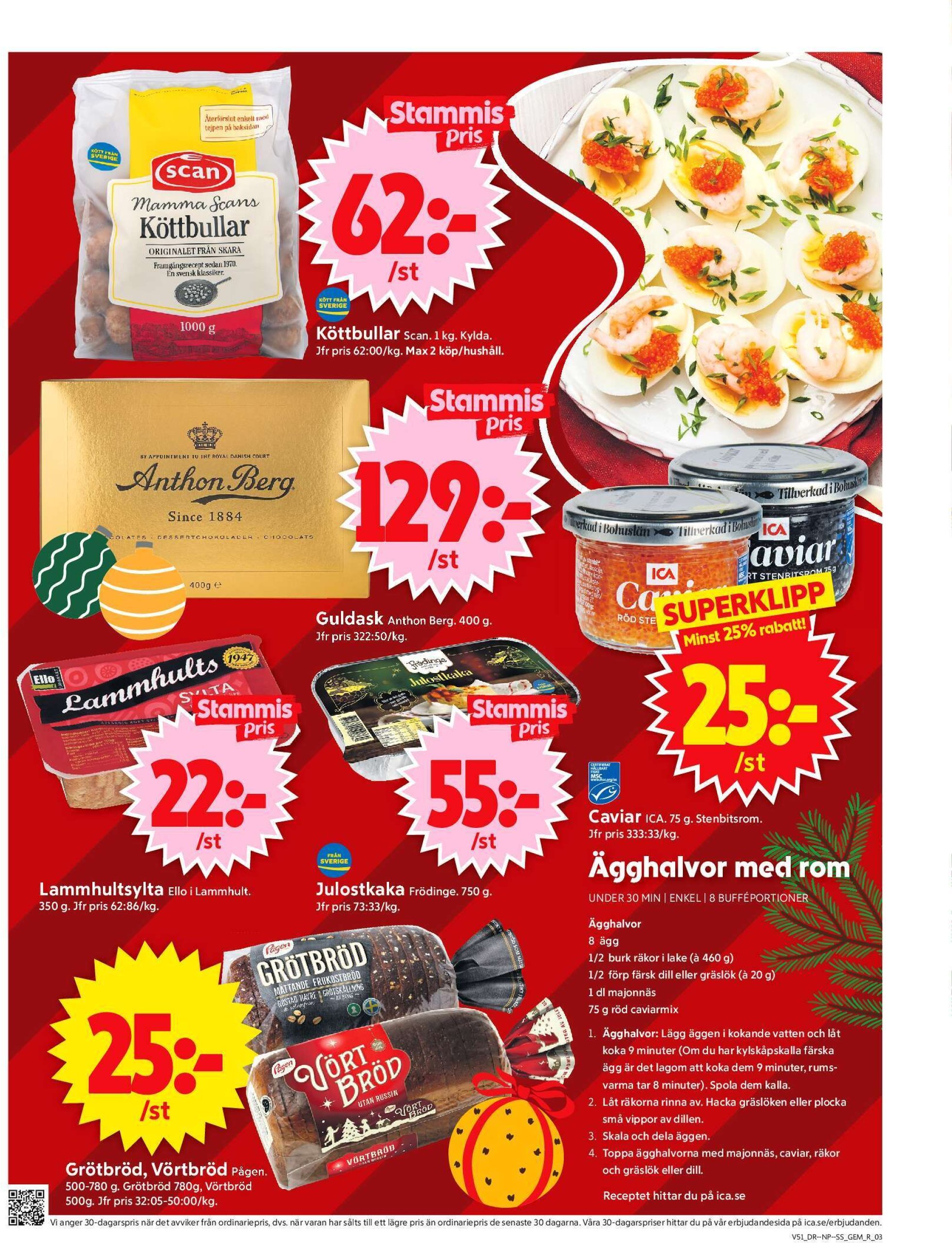 ica-supermarket - ICA Supermarket-reklambladet giltigt från 16/12 - 26/12 - page: 3