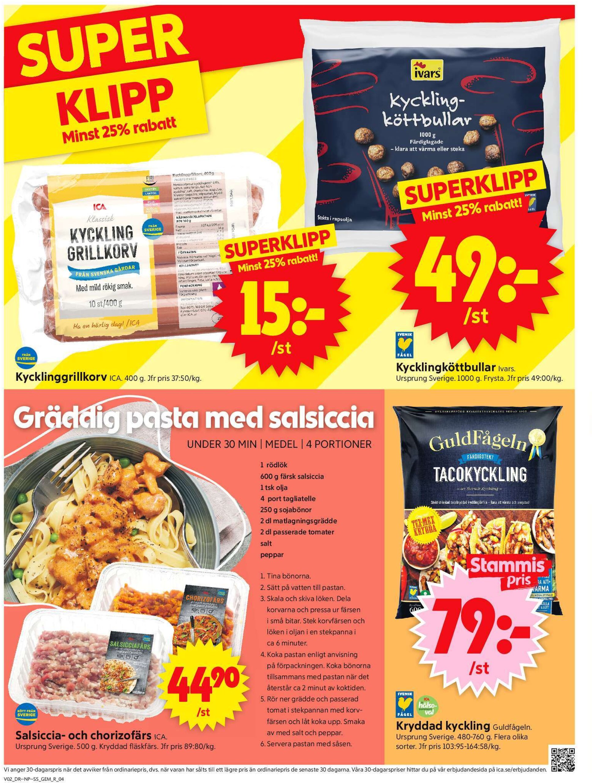 ica-supermarket - ICA Supermarket-reklambladet giltigt från 07/01 - 12/01 - page: 4