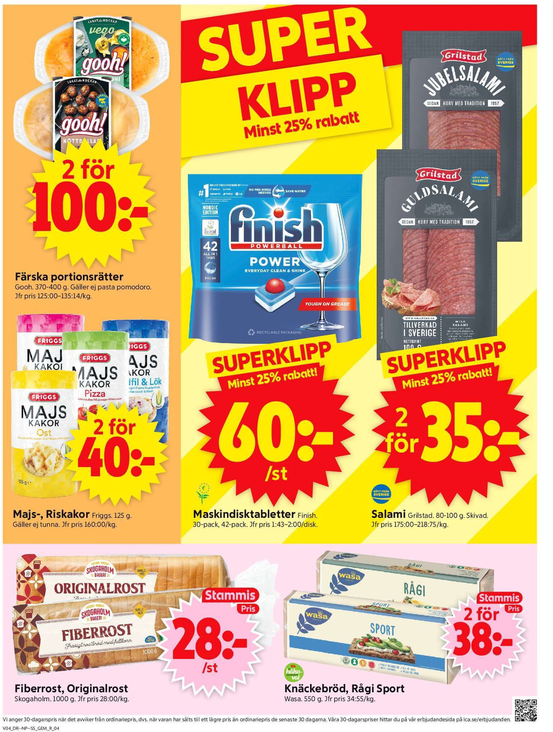 ica-supermarket - ICA Supermarket-reklambladet giltigt från 20/01 - 26/01 - page: 4