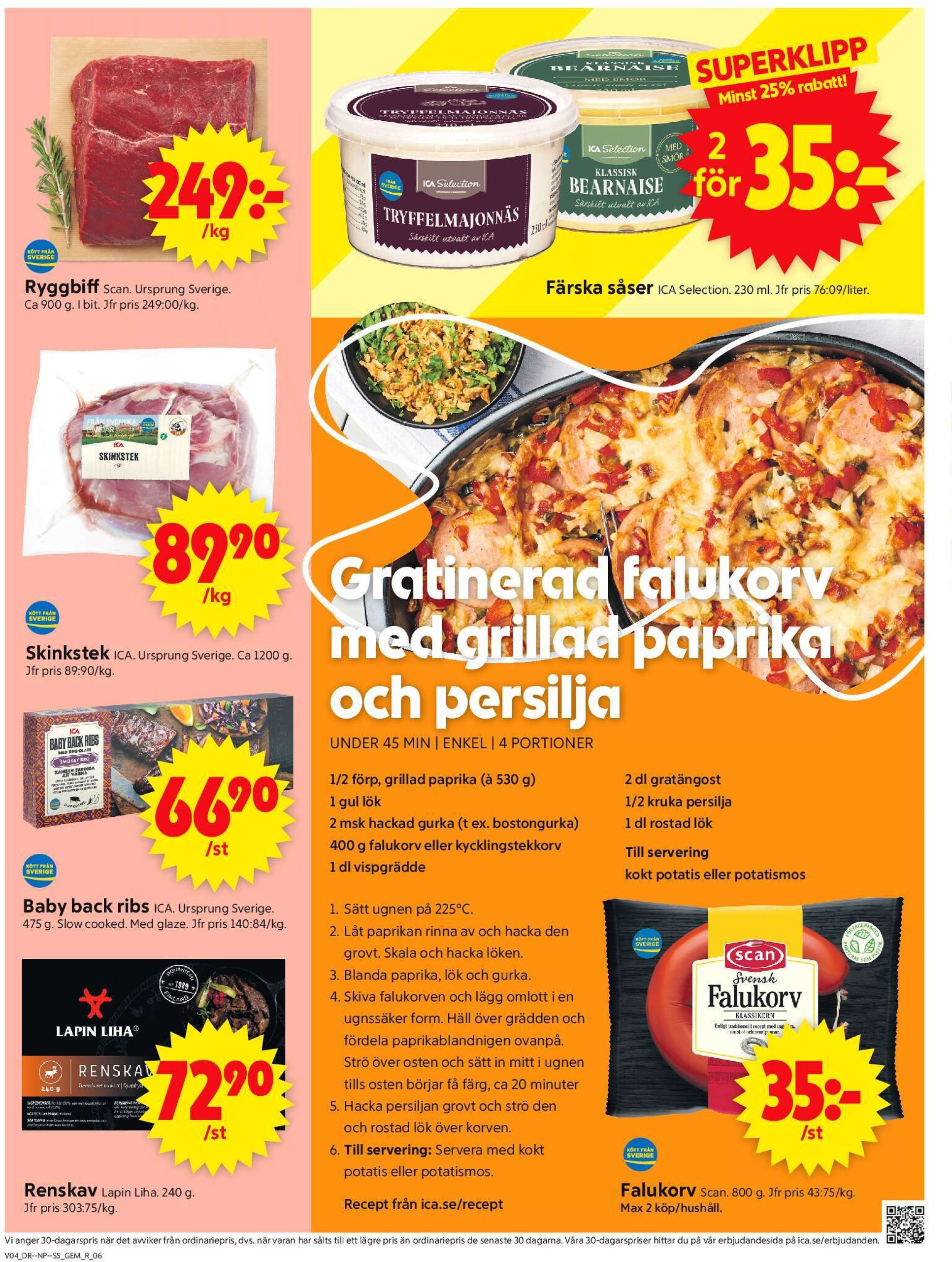 ica-supermarket - ICA Supermarket-reklambladet giltigt från 20/01 - 26/01 - page: 6