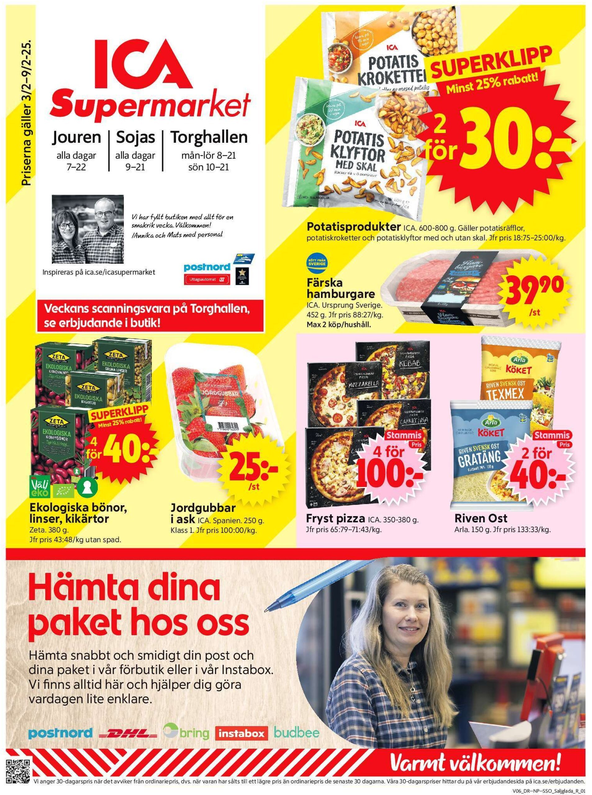 ica-supermarket - ICA Supermarket-reklambladet giltigt från 03/02 - 09/02