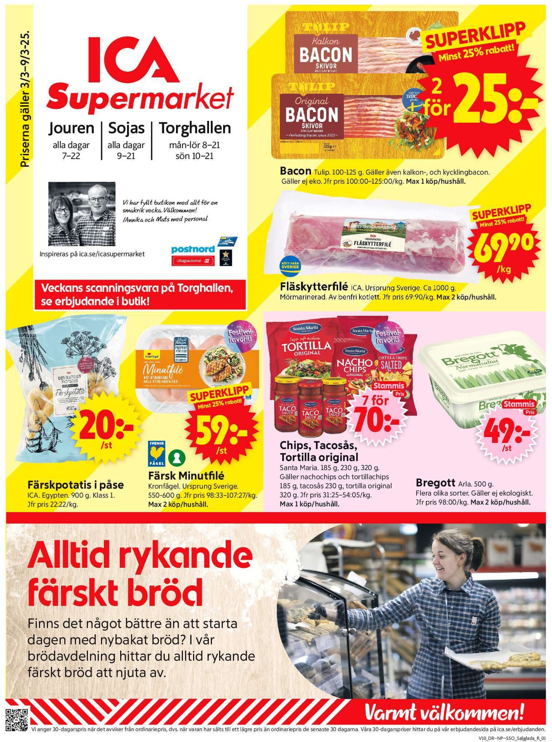 ica-supermarket - ICA Supermarket-reklambladet giltigt från 03/03 - 09/03