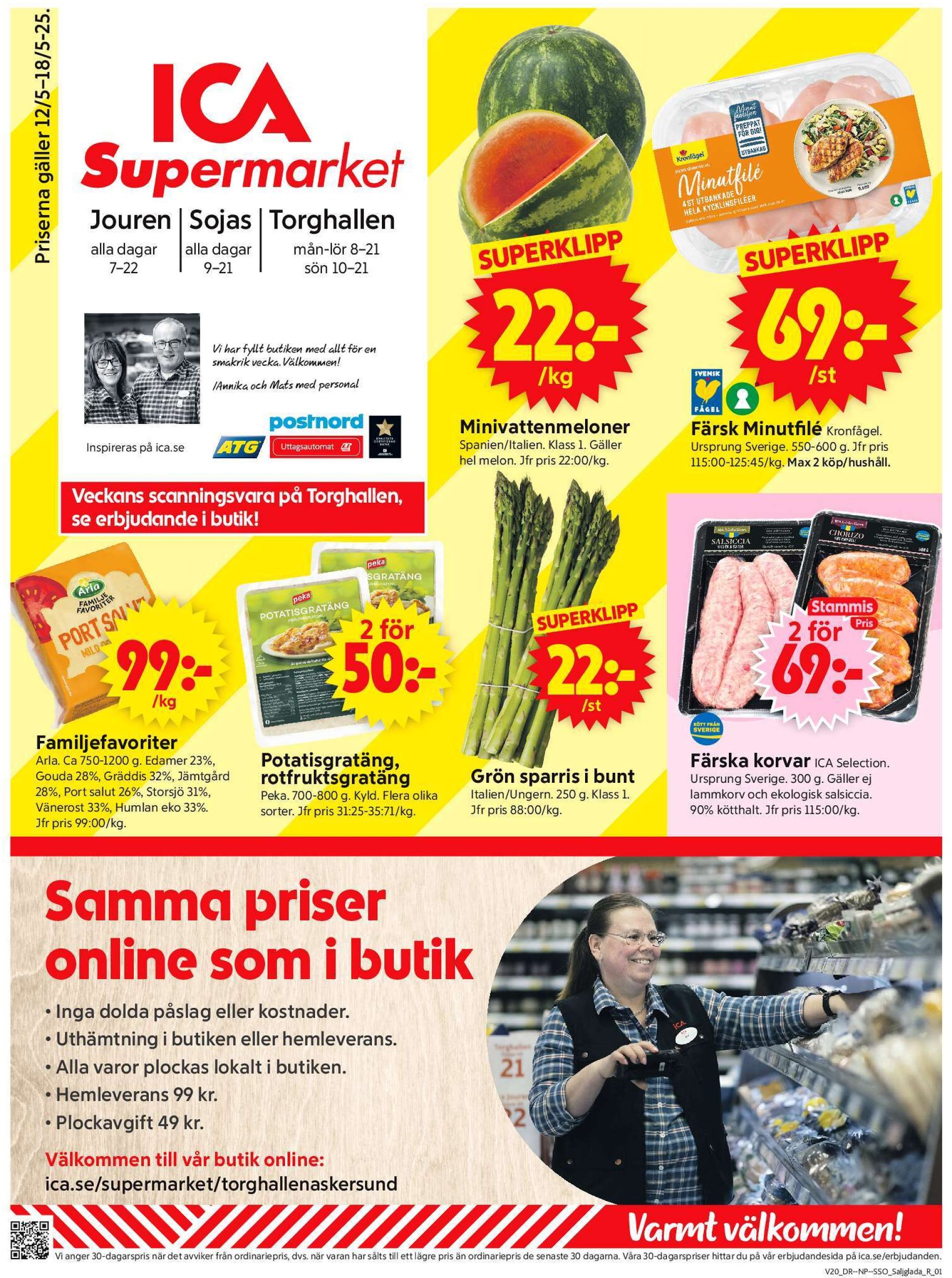 ica-supermarket - ICA Supermarket-reklambladet giltigt från 12/05 - 18/05