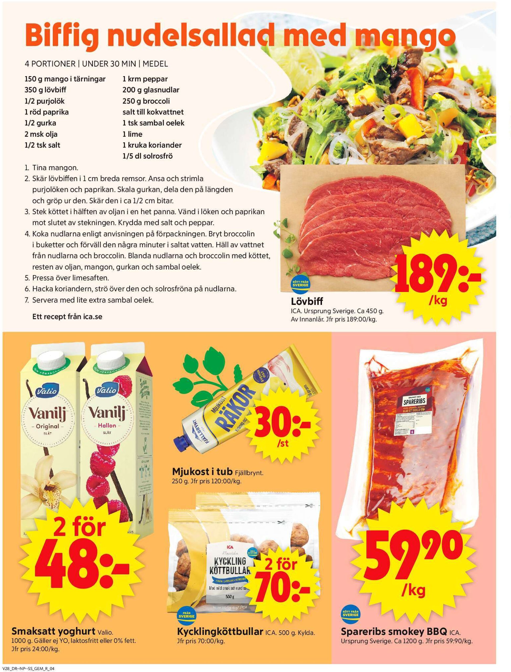 ica-supermarket - ICA Supermarket-reklambladet giltigt från 07/07 - 13/07 - page: 4