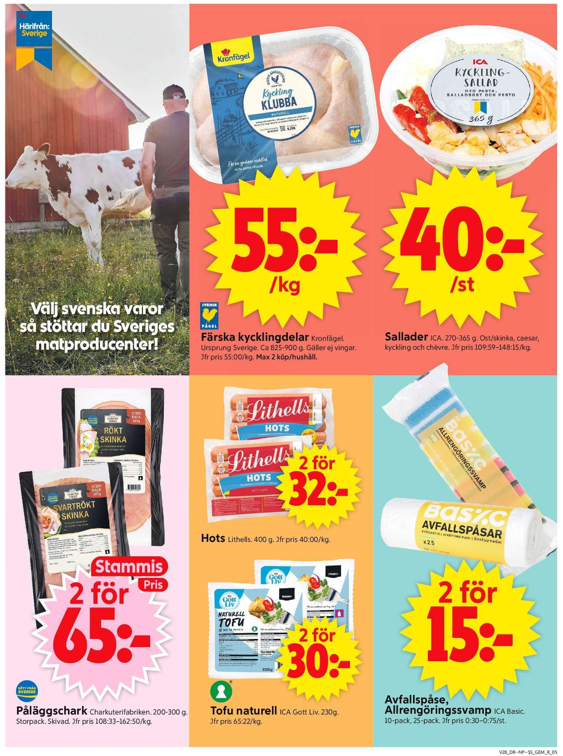 ica-supermarket - ICA Supermarket-reklambladet giltigt från 07/07 - 13/07 - page: 5
