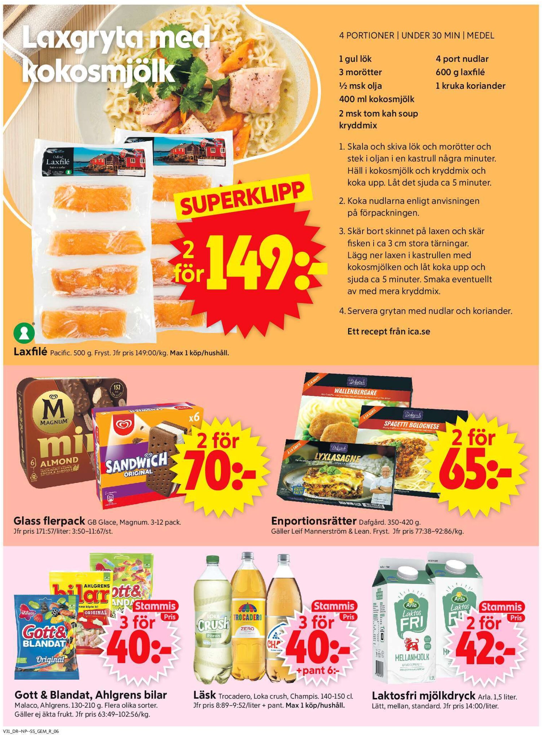 ica-supermarket - ICA Supermarket-reklambladet giltigt från 28/07 - 03/08 - page: 8