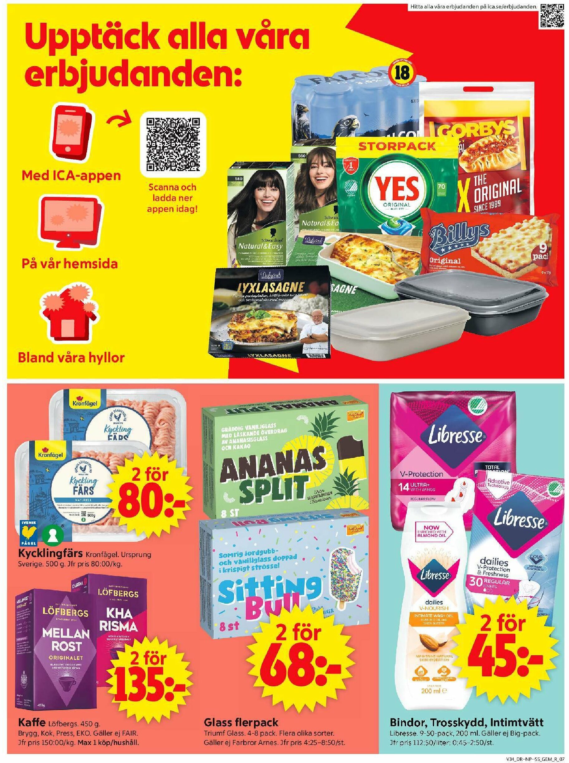 ica-supermarket - ICA Supermarket-reklambladet giltigt från 18/08 - 24/08 - page: 9