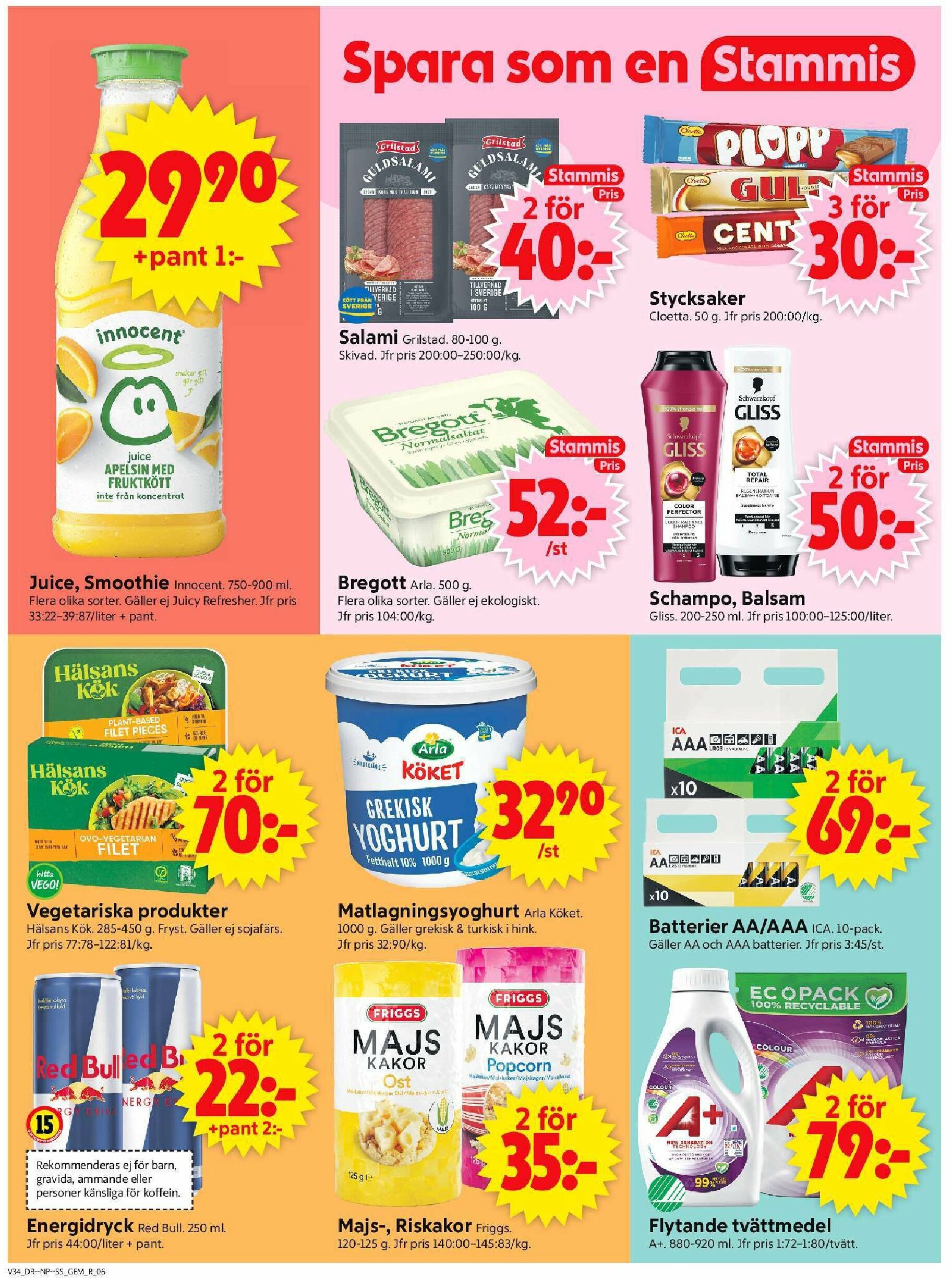 ica-supermarket - ICA Supermarket-reklambladet giltigt från 18/08 - 24/08 - page: 8
