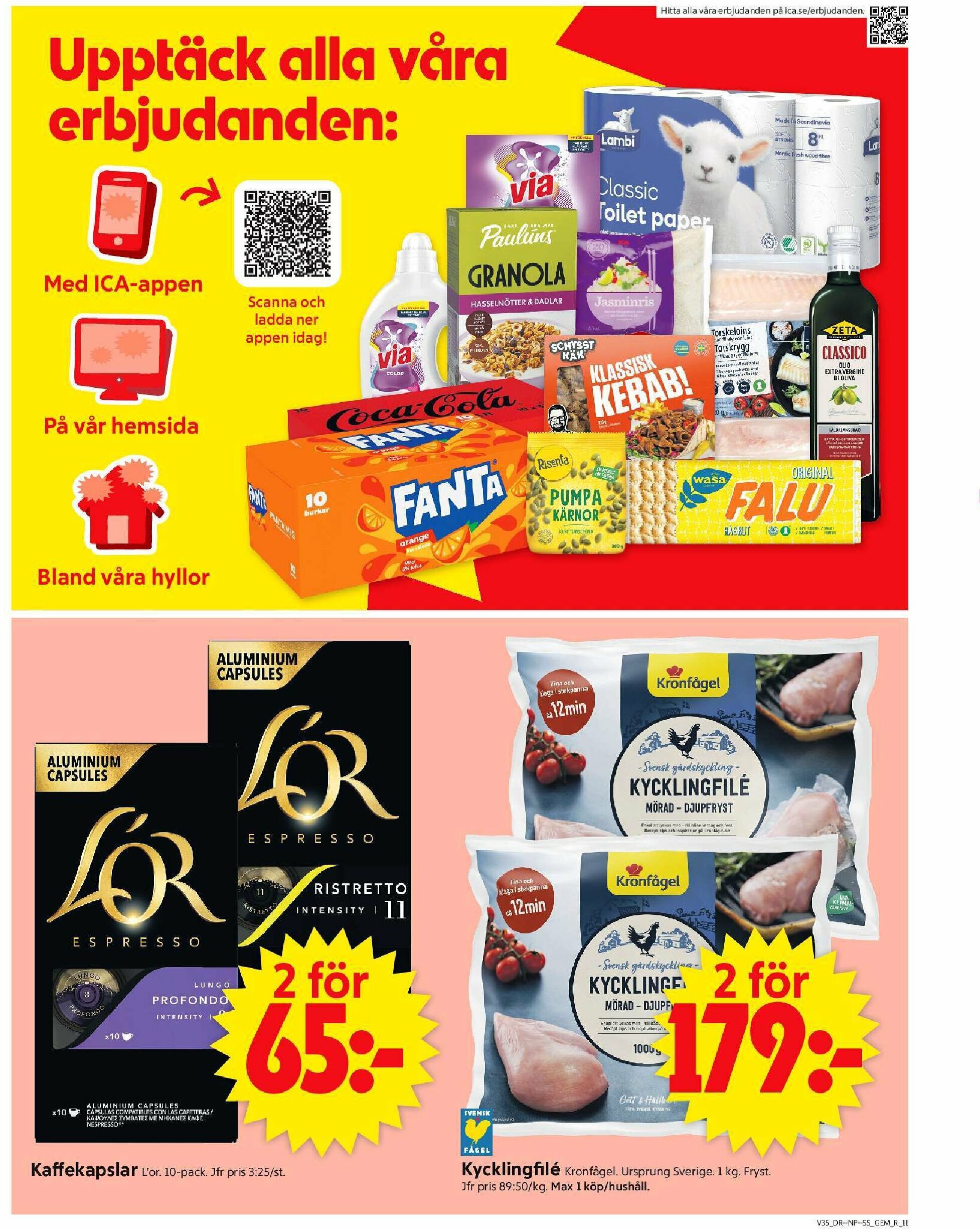 ica-supermarket - ICA Supermarket-reklambladet giltigt från 25/08 - 31/08 - page: 13