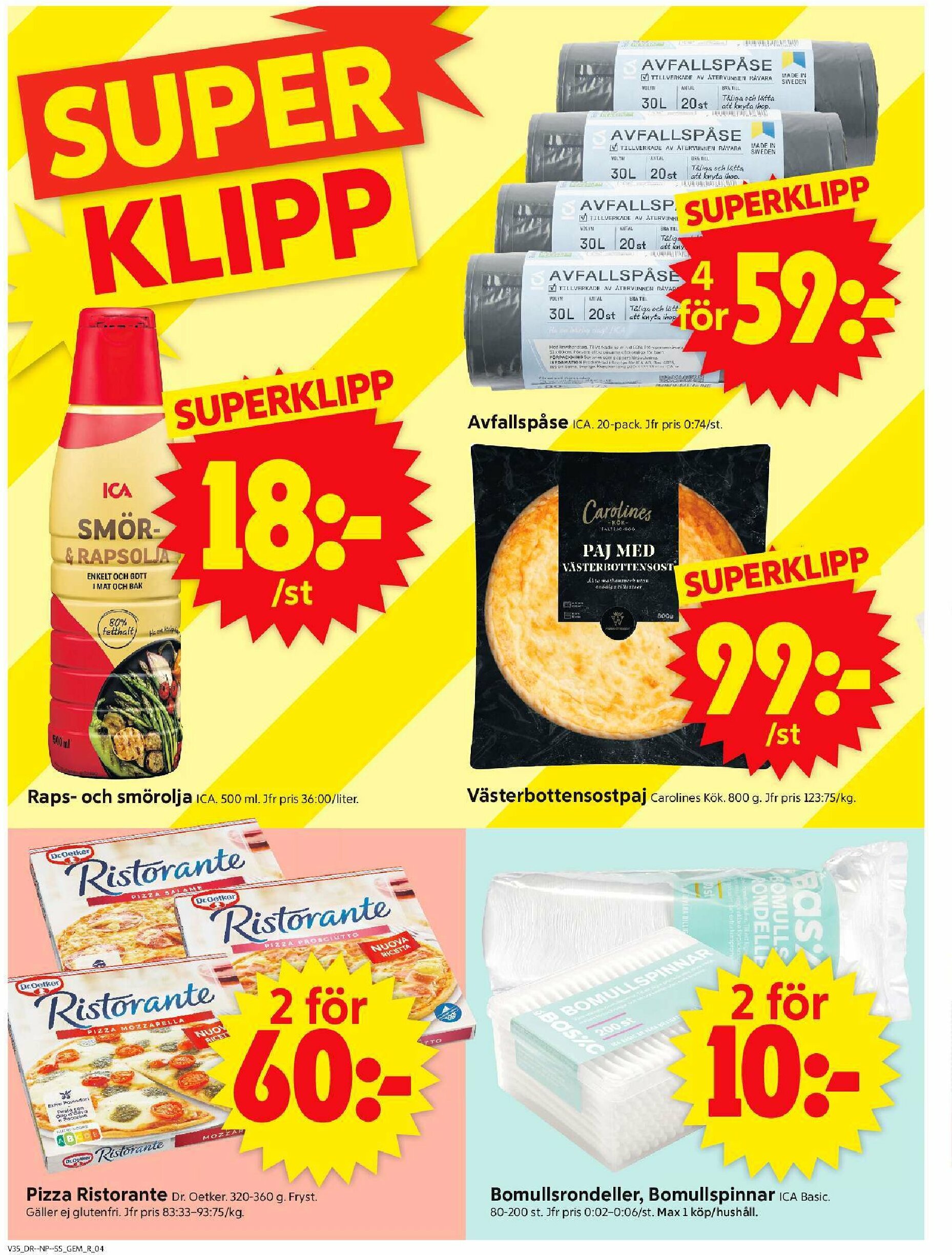 ica-supermarket - ICA Supermarket-reklambladet giltigt från 25/08 - 31/08 - page: 4