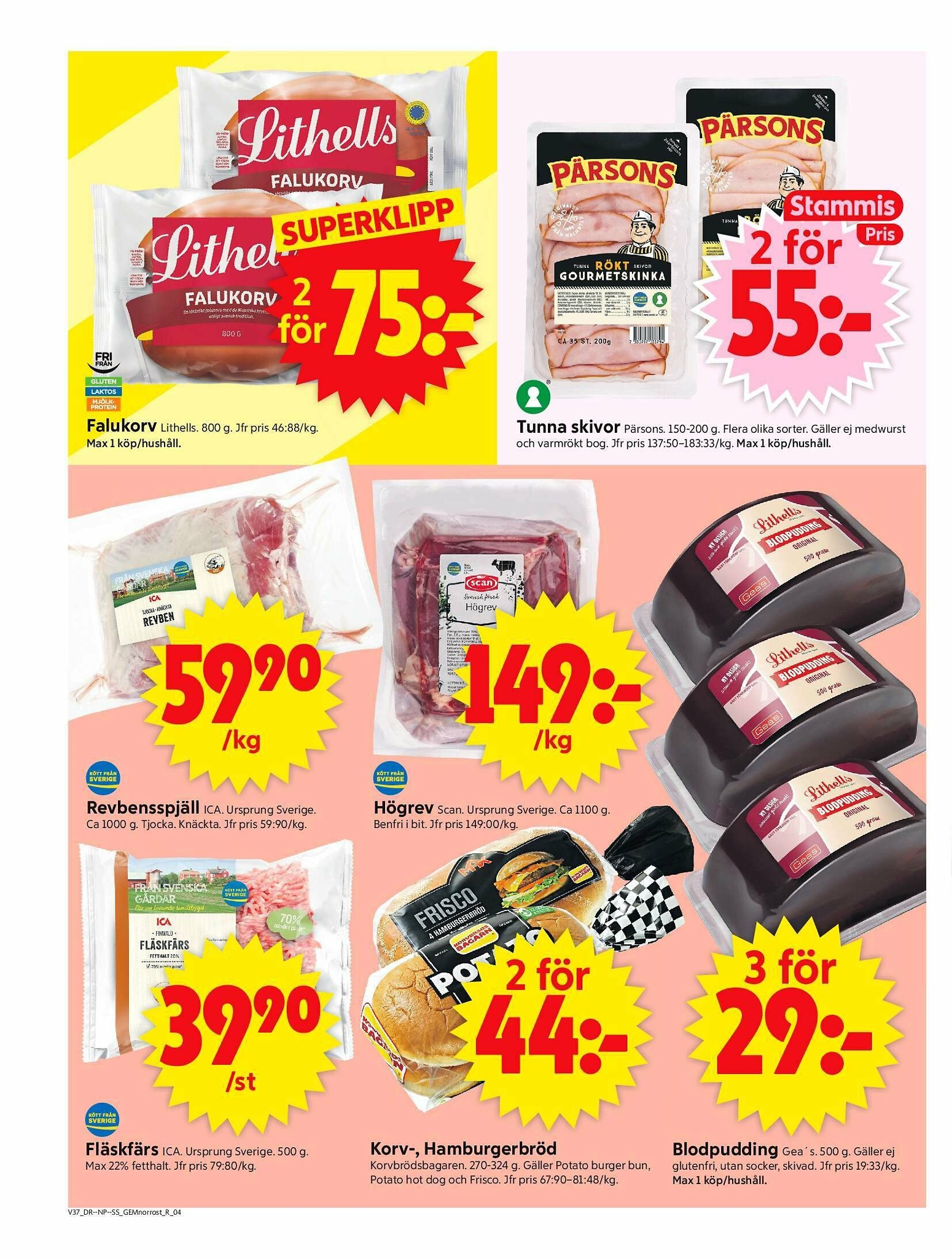 ica-supermarket - ICA Supermarket-reklambladet giltigt från 08/09 - 14/09 - page: 4