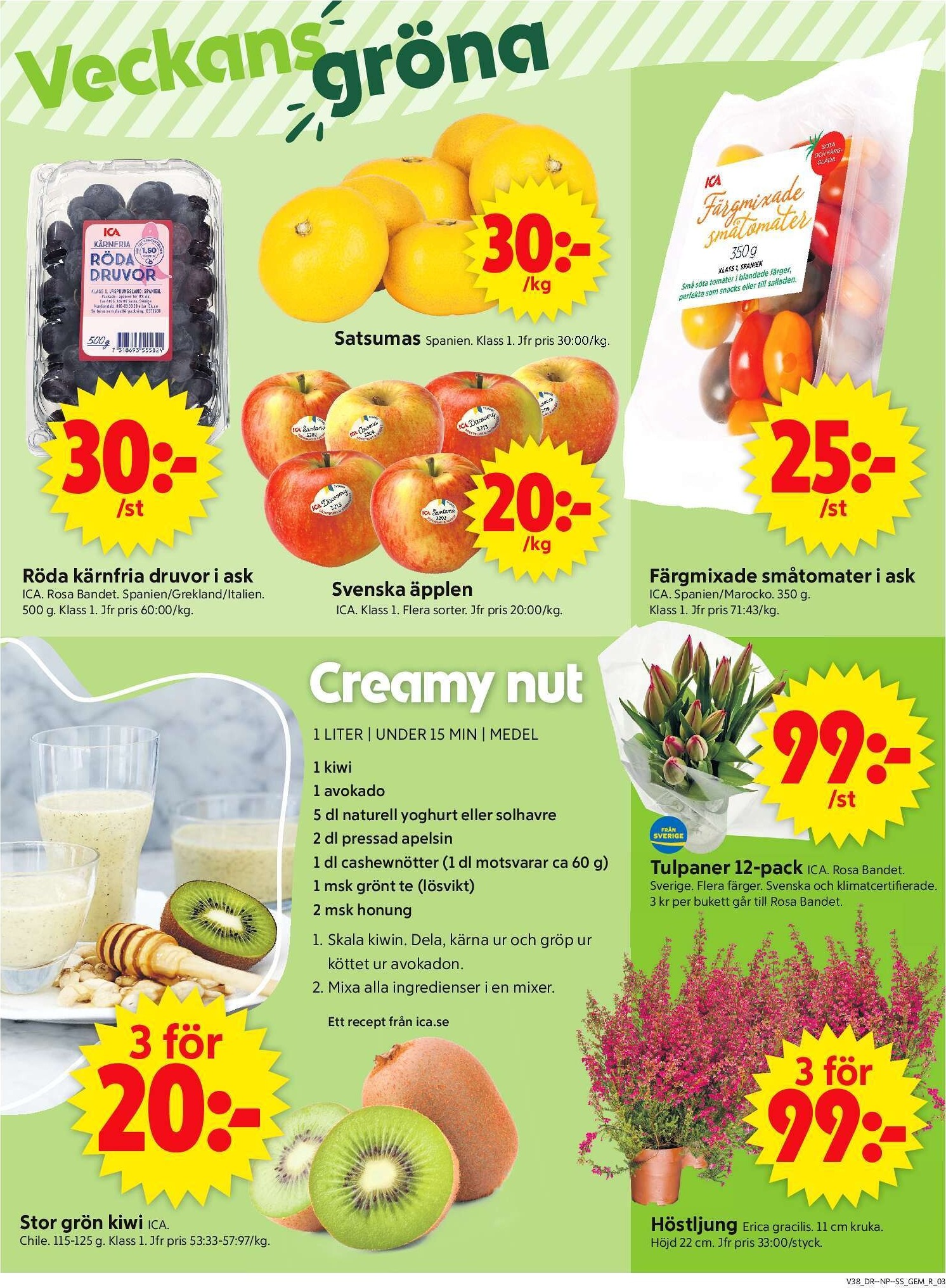 ica-supermarket - ICA Supermarket-reklambladet giltigt från 15/09 - 21/09 - page: 3
