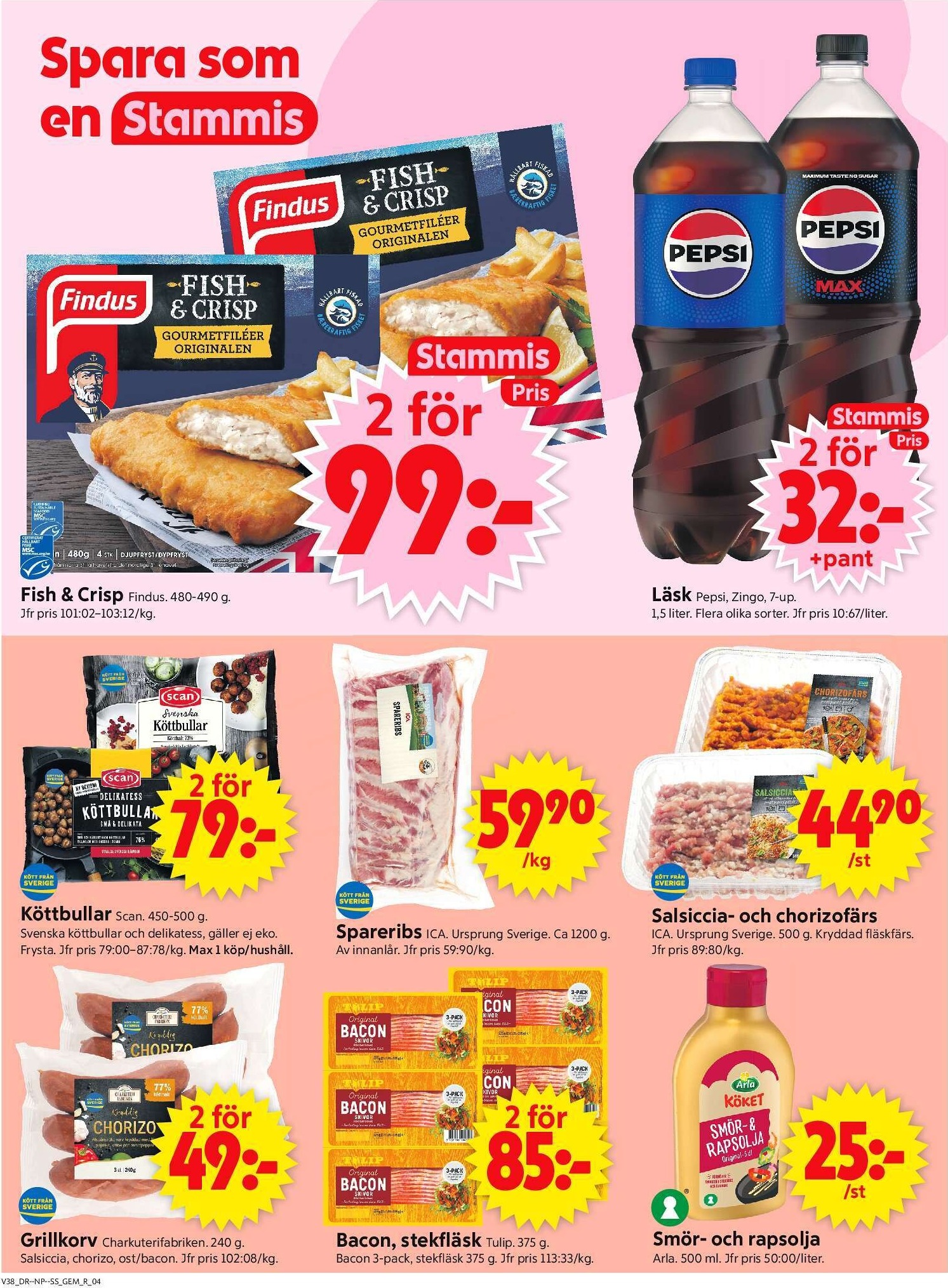 ica-supermarket - ICA Supermarket-reklambladet giltigt från 15/09 - 21/09 - page: 4