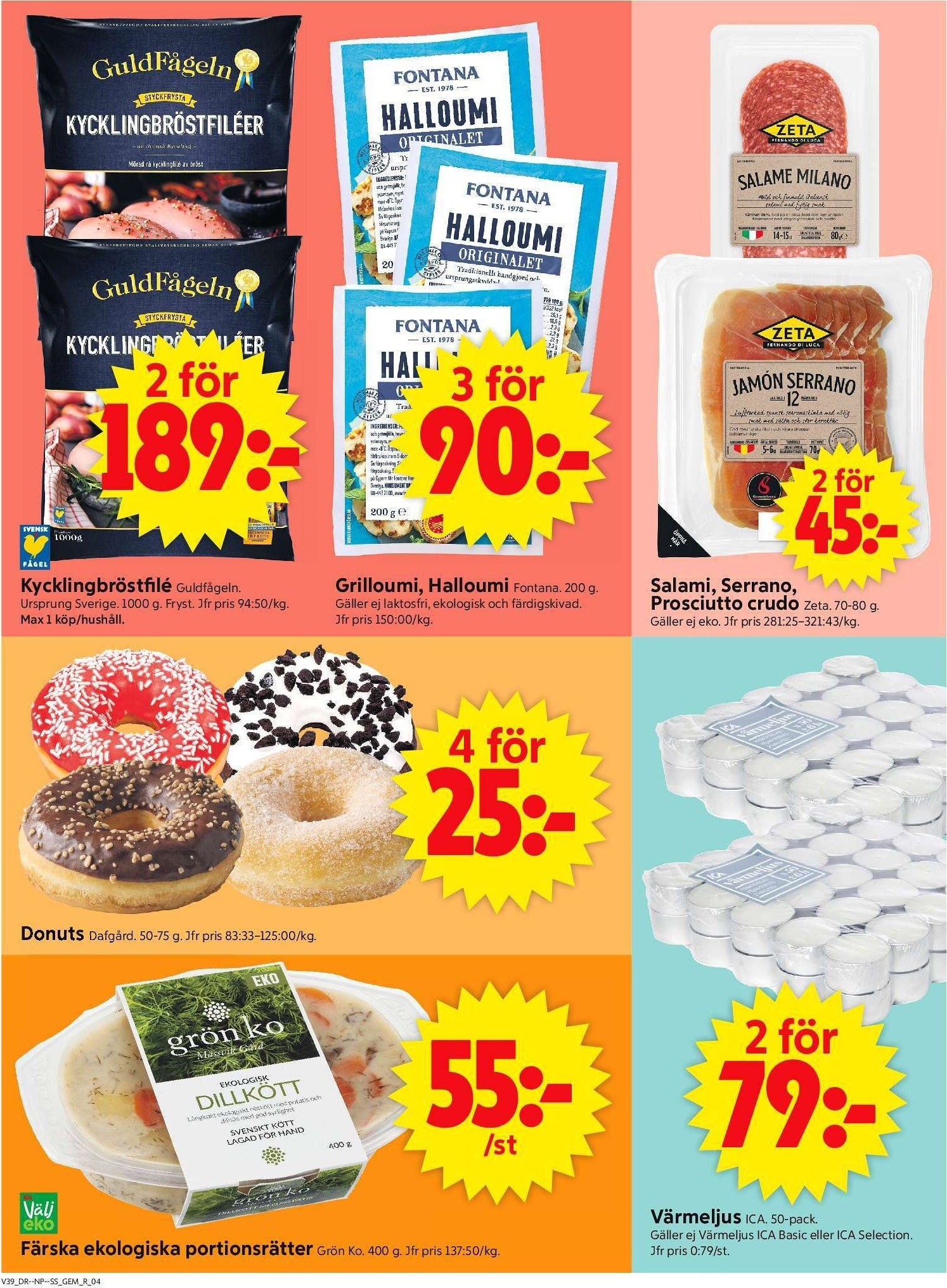 ica-supermarket - ICA Supermarket-reklambladet giltigt från 22/09 - 28/09 - page: 4