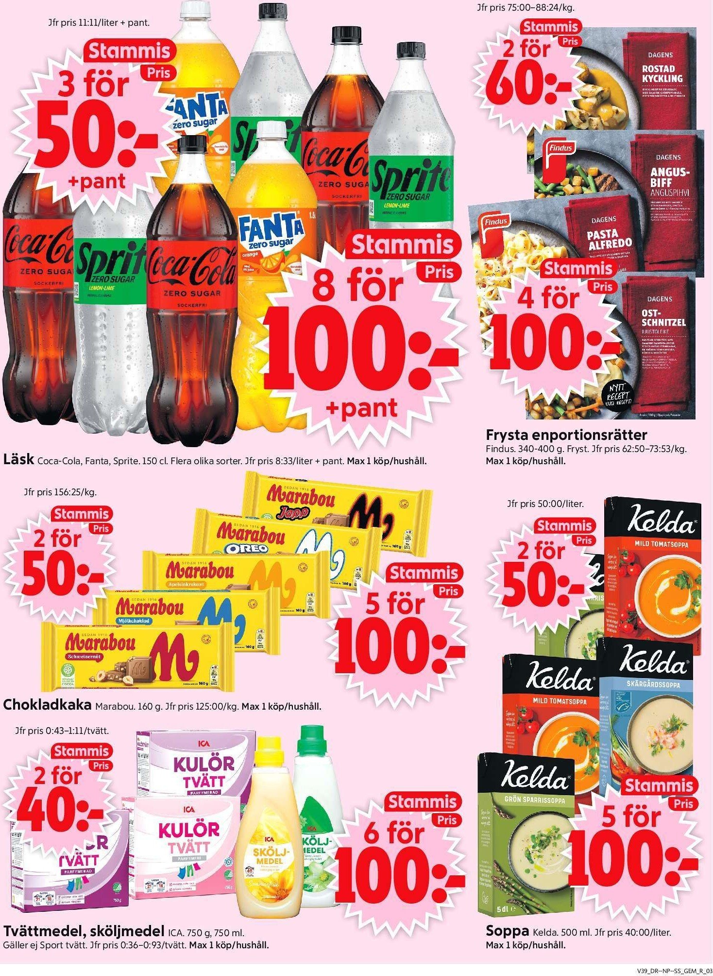 ica-supermarket - ICA Supermarket-reklambladet giltigt från 22/09 - 28/09 - page: 3