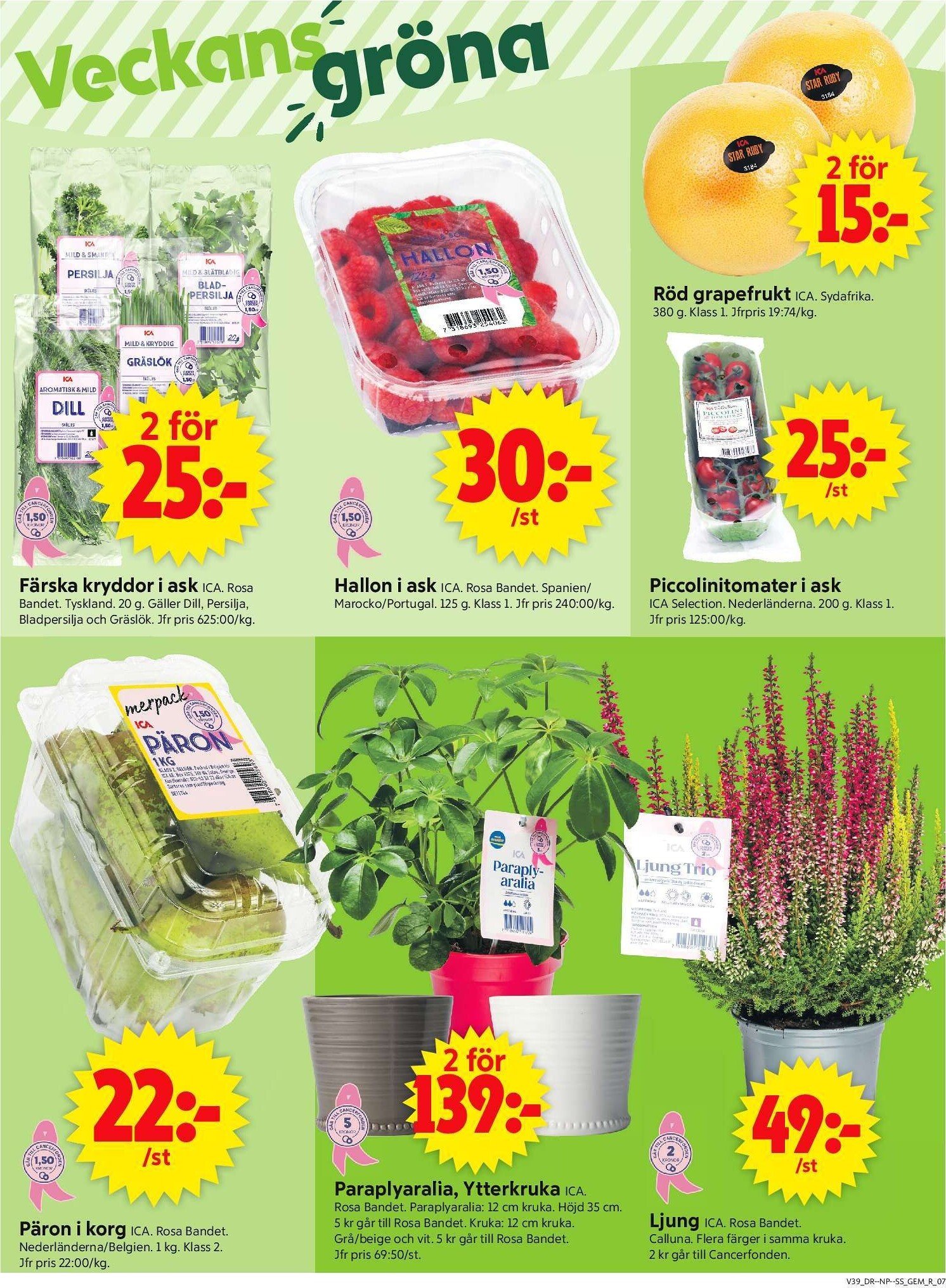 ica-supermarket - ICA Supermarket-reklambladet giltigt från 22/09 - 28/09 - page: 9