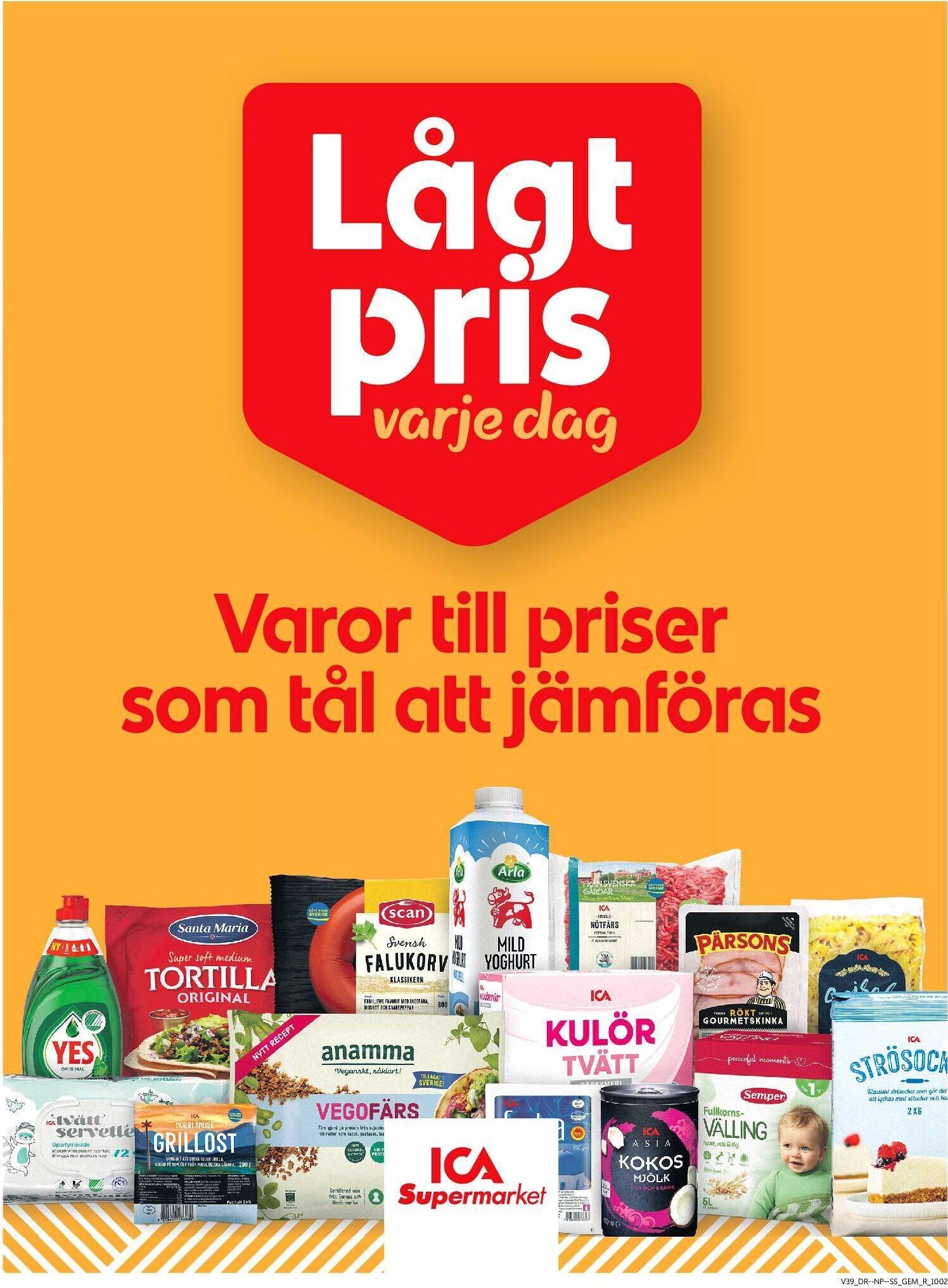 ica-supermarket - ICA Supermarket-reklambladet giltigt från 22/09 - 28/09 - page: 7