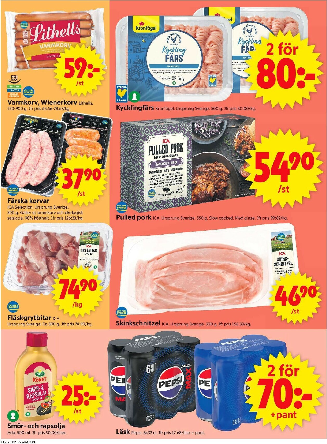 ica-supermarket - ICA Supermarket-reklambladet giltigt från 10/11 - 16/11 - page: 4