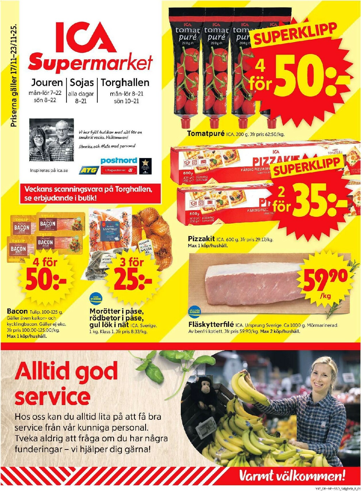 ica-supermarket - ICA Supermarket-reklambladet giltigt från 17/11 - 23/11