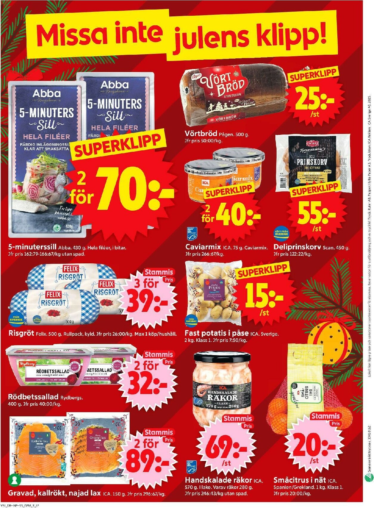 ica-supermarket - ICA Supermarket-reklambladet giltigt från 15/12 - 21/12 - page: 14