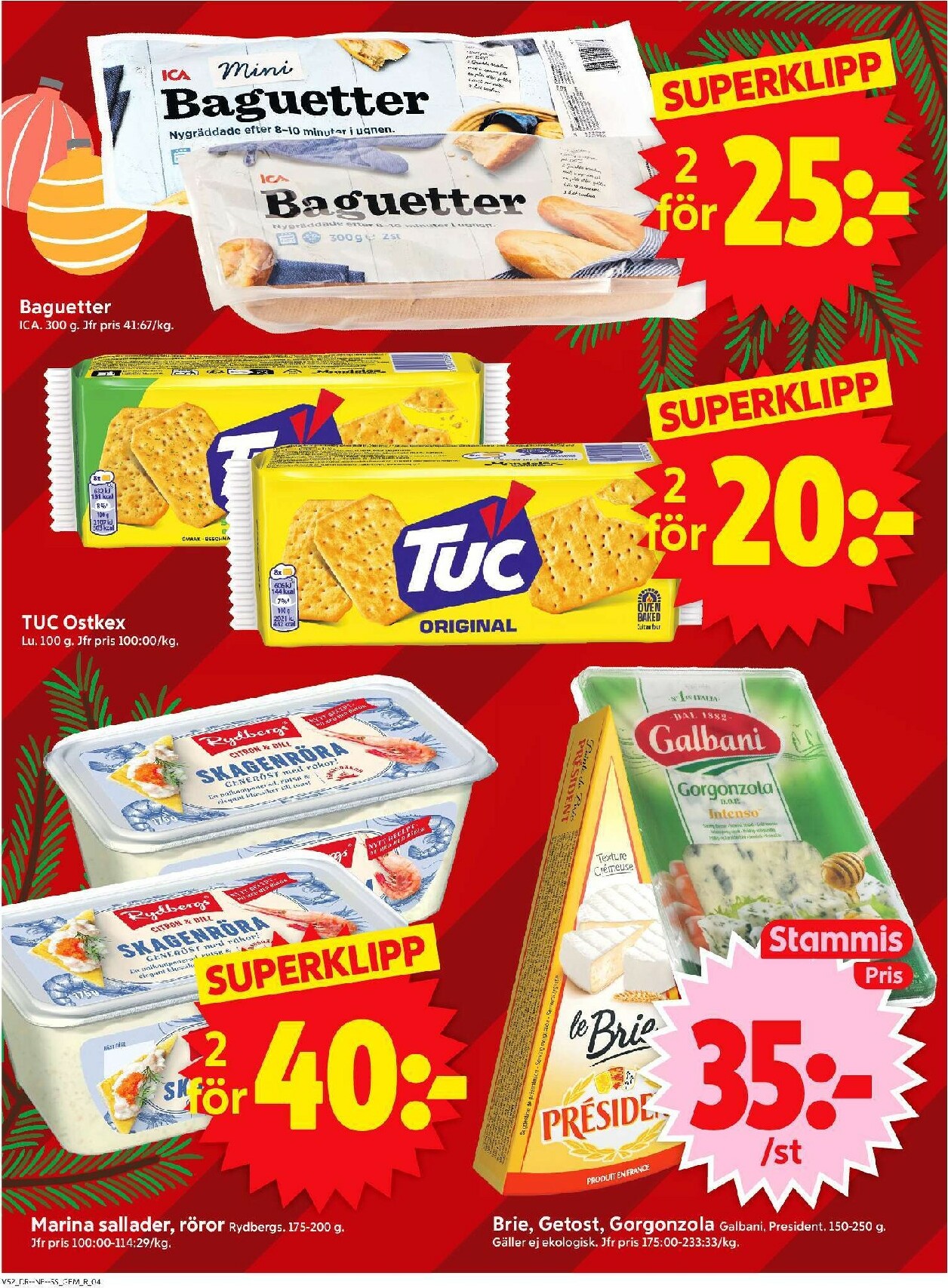 ica-supermarket - ICA Supermarket-reklambladet giltigt från 22/12 - 28/12 - page: 4
