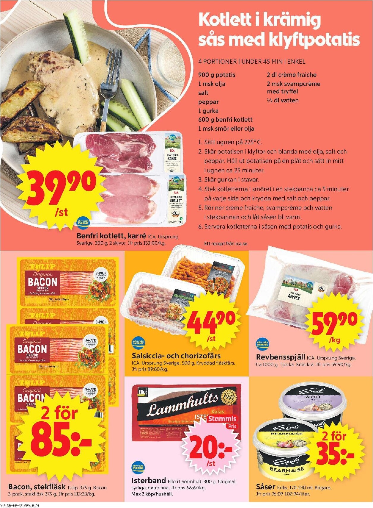 ica-supermarket - ICA Supermarket-reklambladet giltigt från 16/03/2026 - 22/03/2026 - page: 4