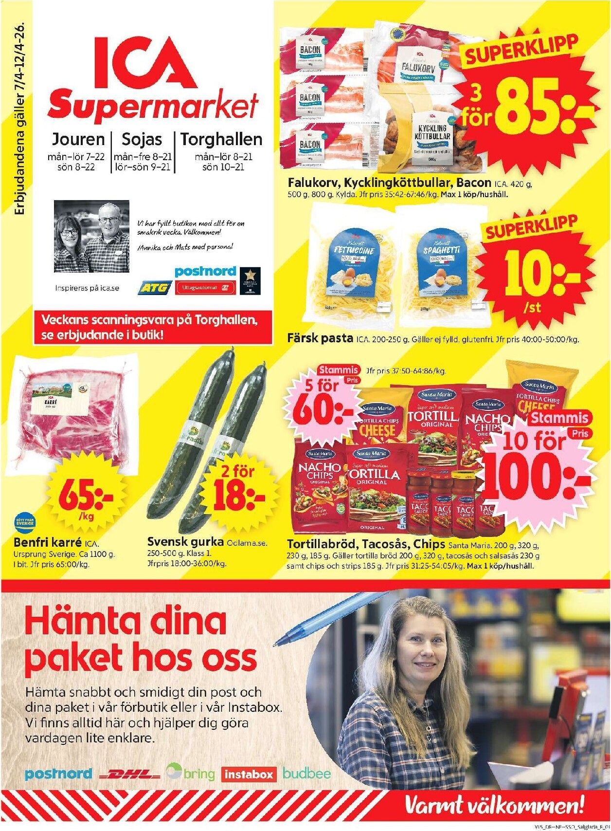 ica-supermarket - ICA Supermarket-reklambladet giltigt från 07/04/2026 - 12/04/2026