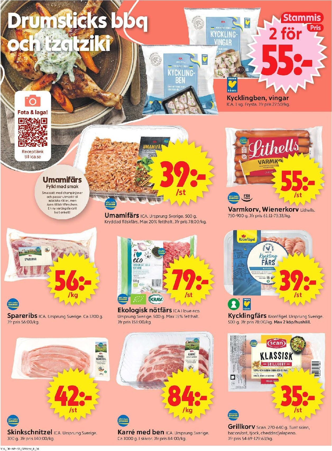ica-supermarket - Aktuellt ICA Supermarket reklamblad giltigt från måndag 13/04/2026 till söndag 19/04/2026 - page: 4