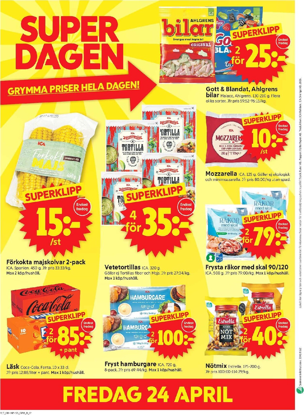 ica-supermarket - Aktuellt ICA Supermarket reklamblad giltigt från måndag 20/04/2026 till söndag 26/04/2026 - page: 14