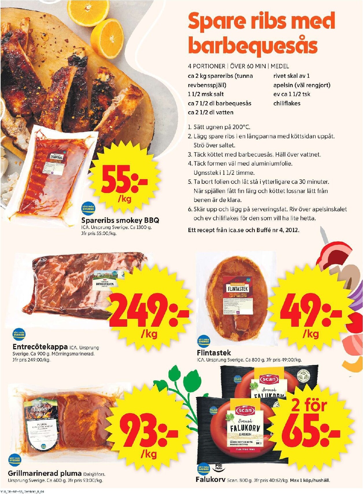 ica-supermarket - Aktuellt ICA Supermarket reklamblad giltigt från måndag 27/04/2026 till söndag 03/05/2026 - page: 4
