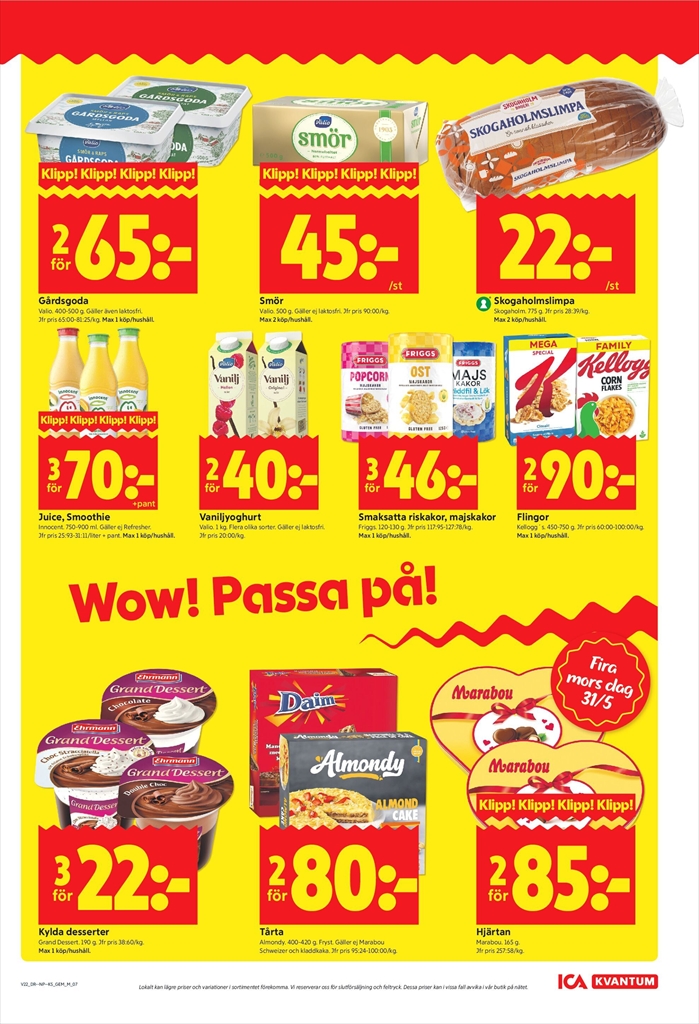 ica-kvantum - Aktuellt ICA Kvantum reklamblad från måndag, 25/05/2026 till söndag, 31/05/2026 - page: 7