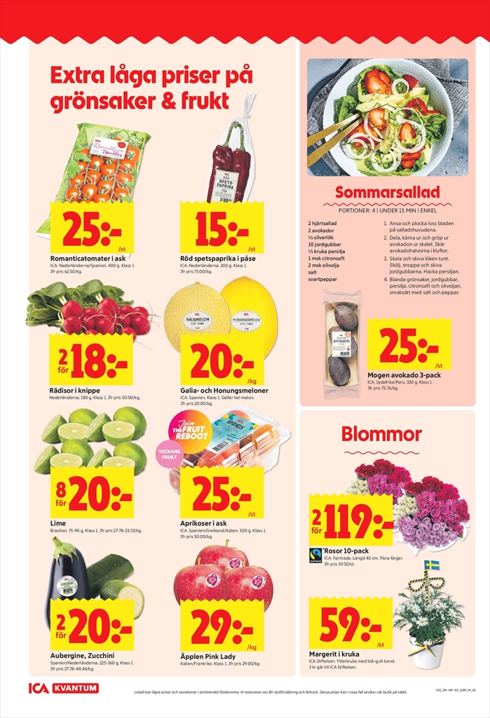 ica-kvantum - Aktuellt ICA Kvantum reklamblad från måndag, 15/06/2026 till söndag, 21/06/2026 - page: 2