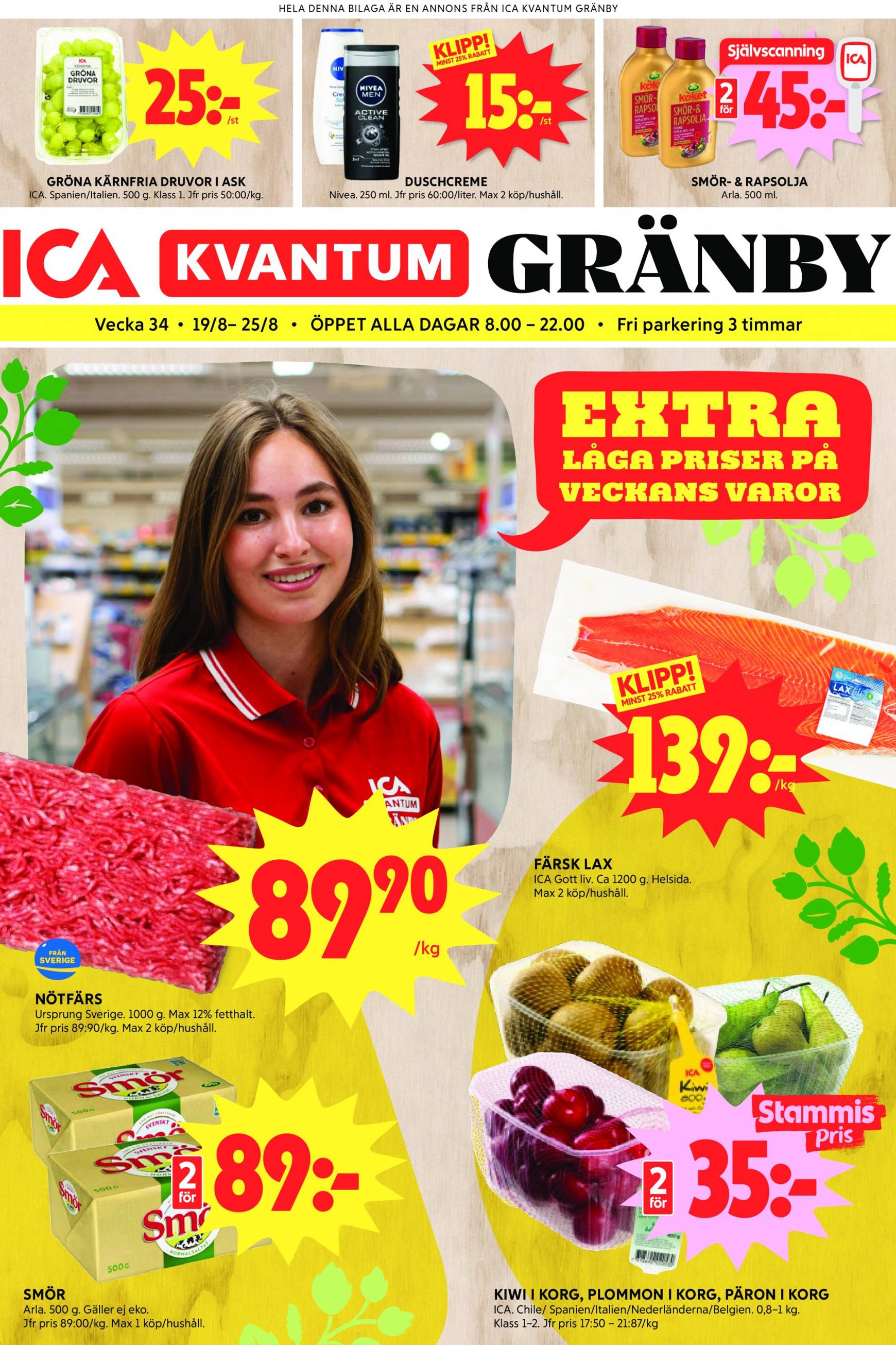 ica-kvantum - ICA Kvantum-reklambladet giltigt från 19.08. - 25.08. - page: 1