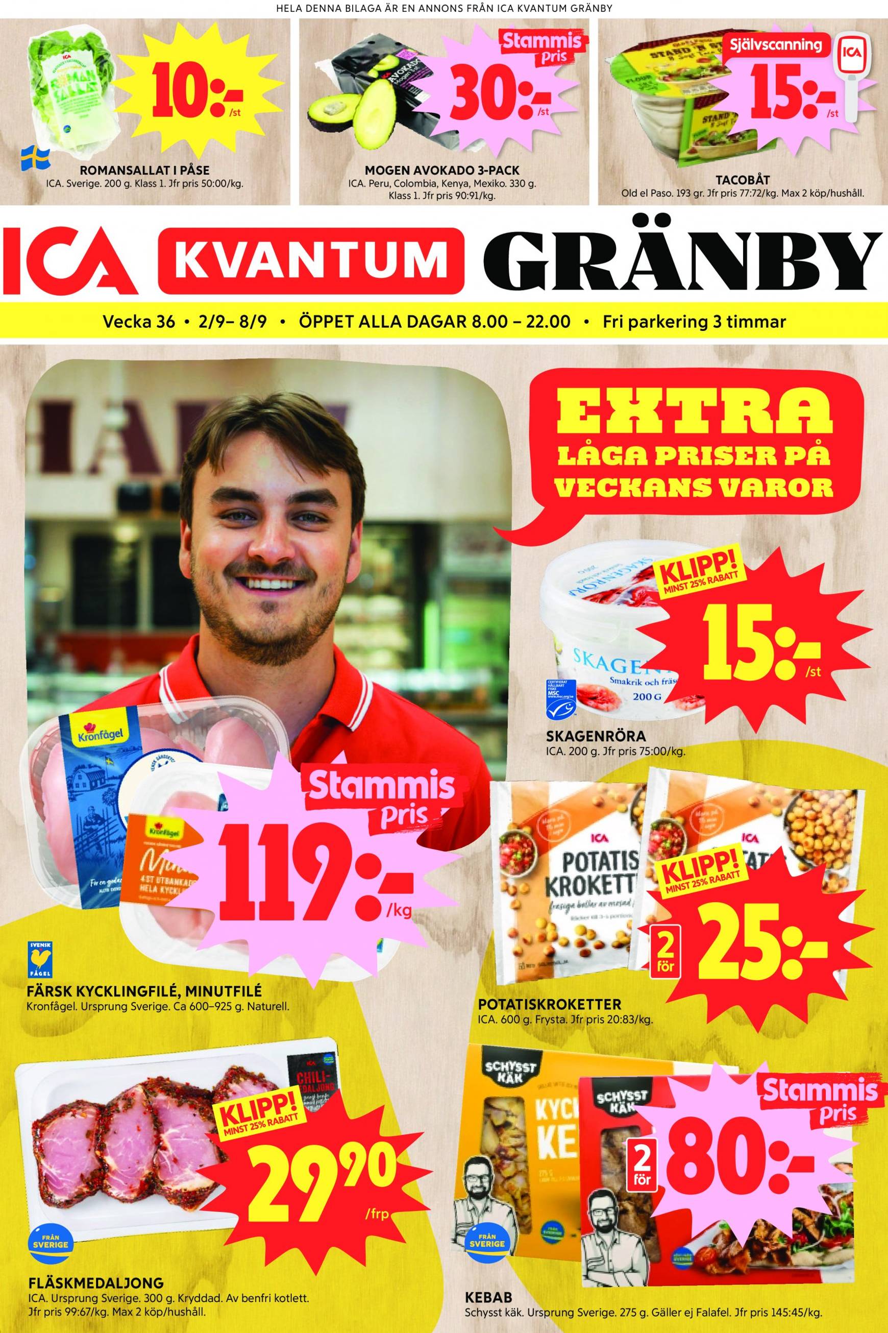 ica-kvantum - ICA Kvantum-reklambladet giltigt från 02.09. - 08.09. - page: 1