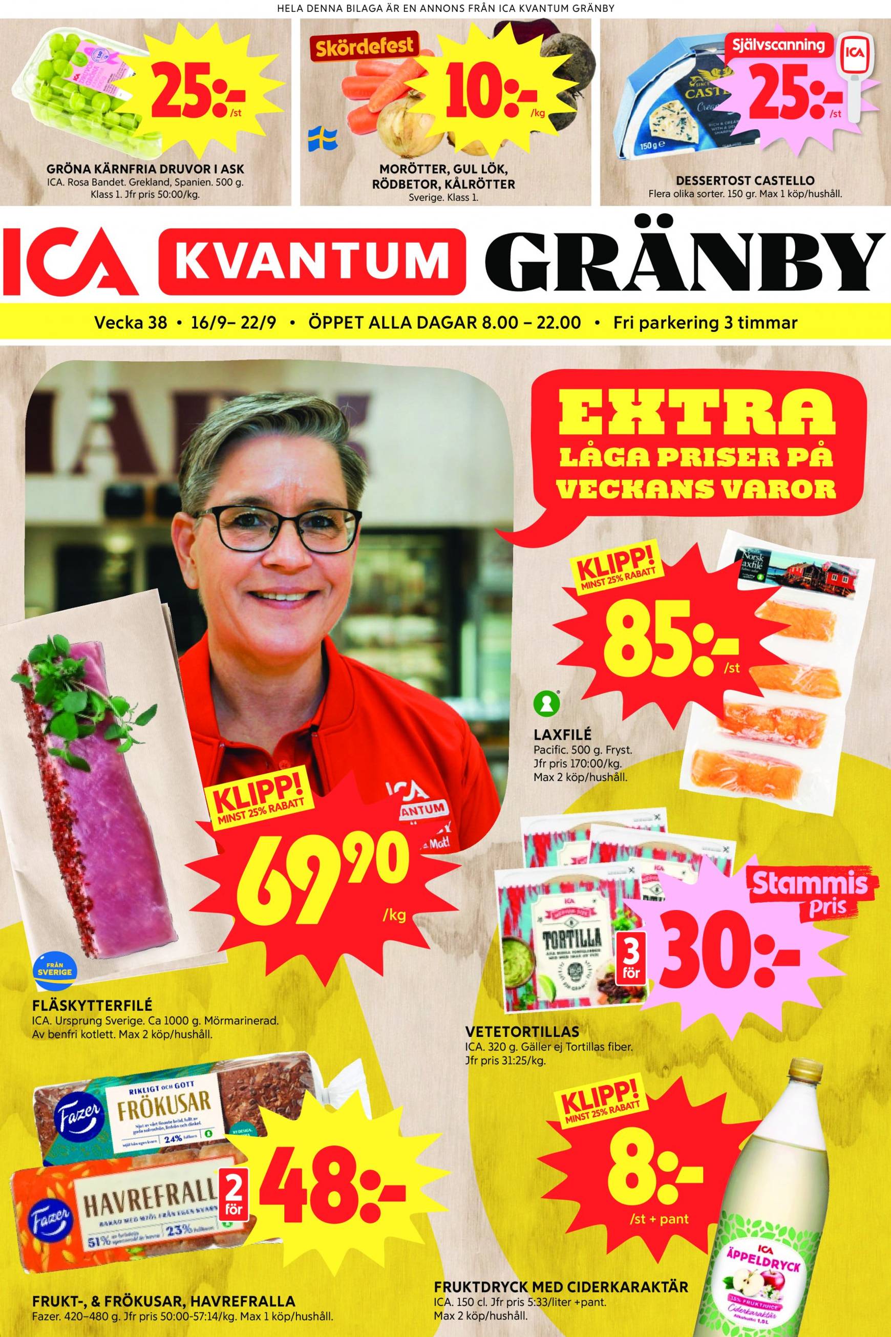 ica-kvantum - ICA Kvantum-reklambladet giltigt från 16.09. - 22.09.