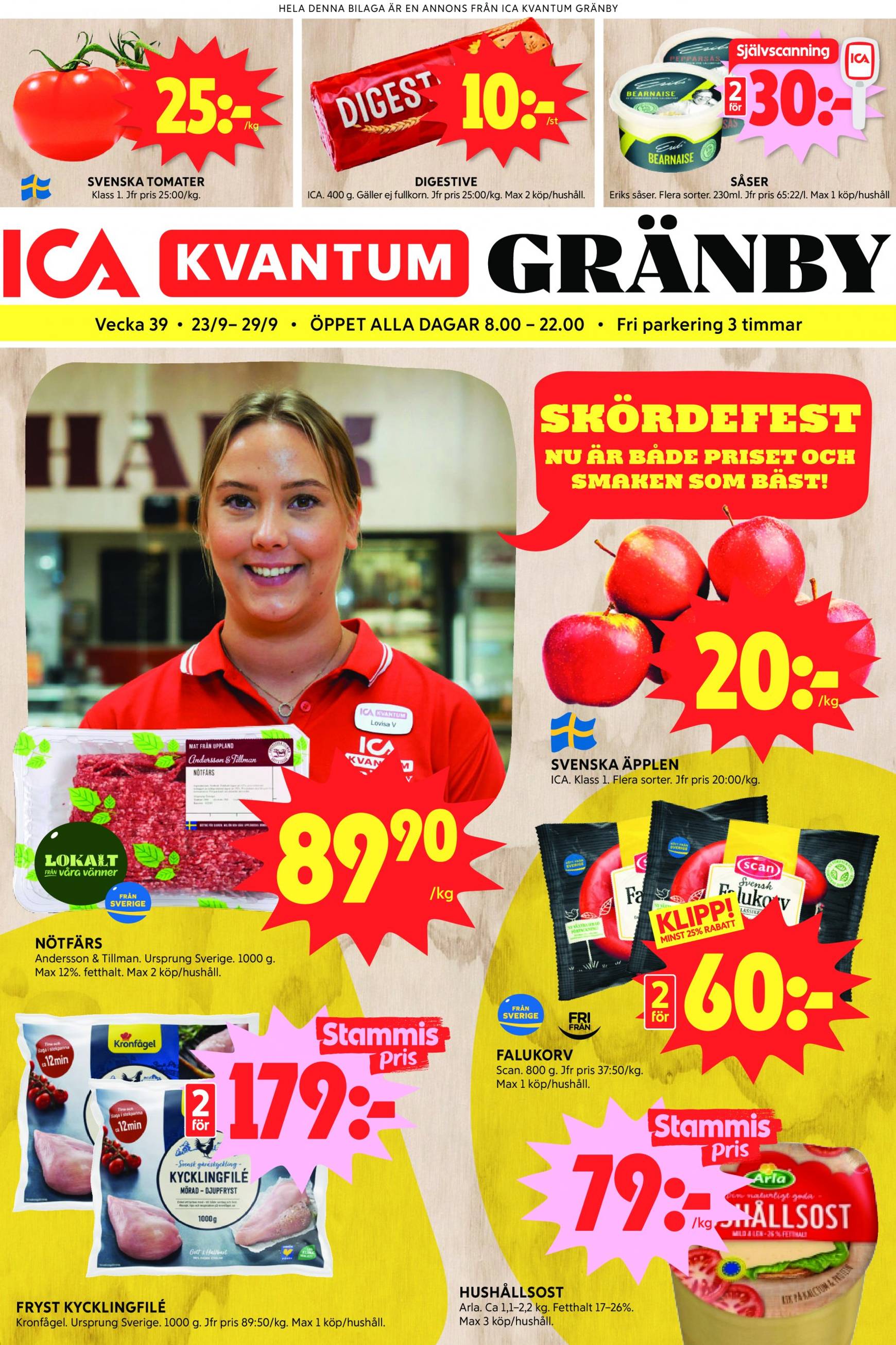 ica-kvantum - ICA Kvantum-reklambladet giltigt från 23.09. - 29.09.